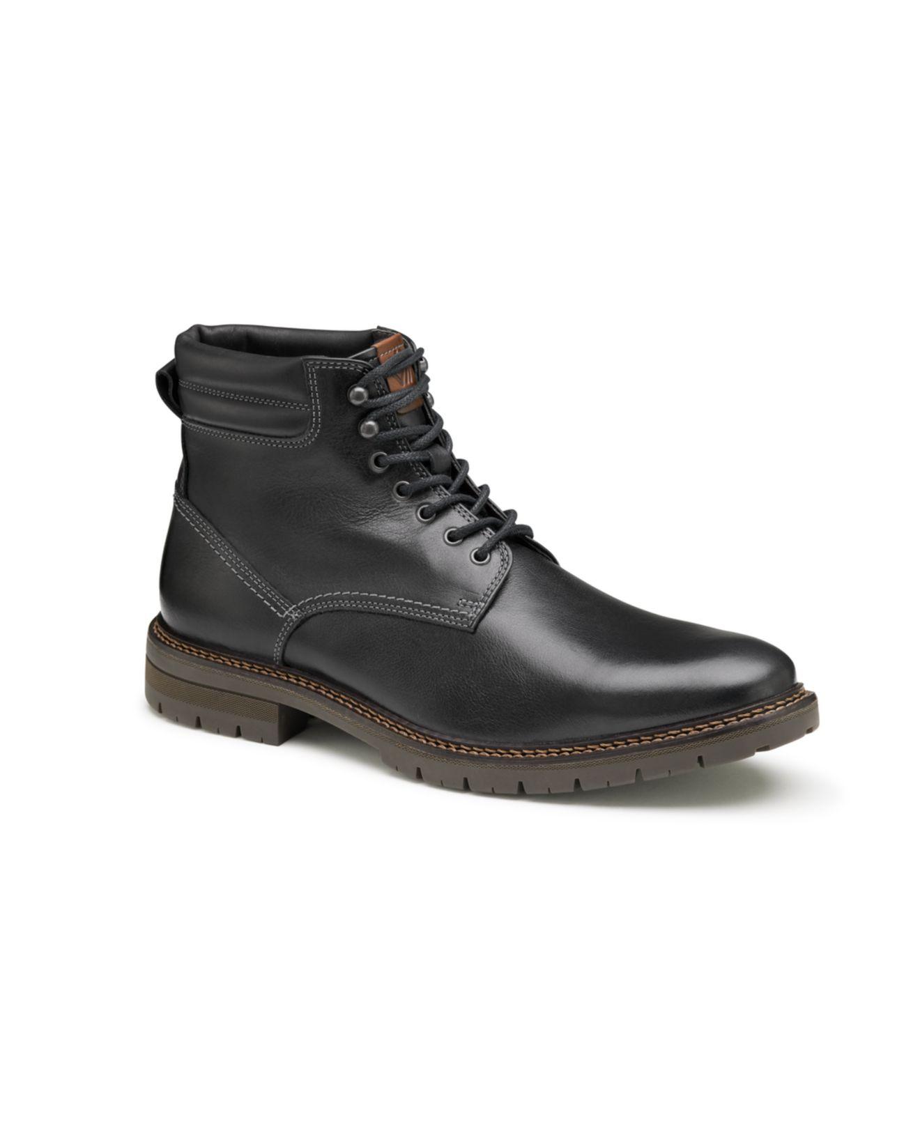 Johnston & Murphy Kipton Plain Toe Boots in Black for Men Lyst