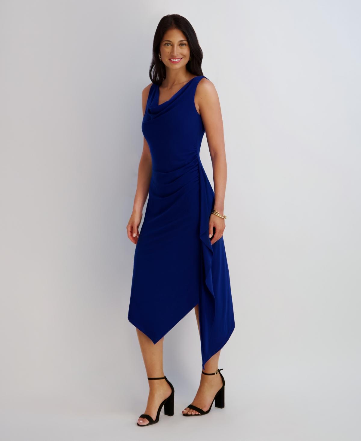 sachin and babi light blue dress Kensie Women's Dress Printed,Cobalt,2 at Amazon Women's Clothing store main image 0
