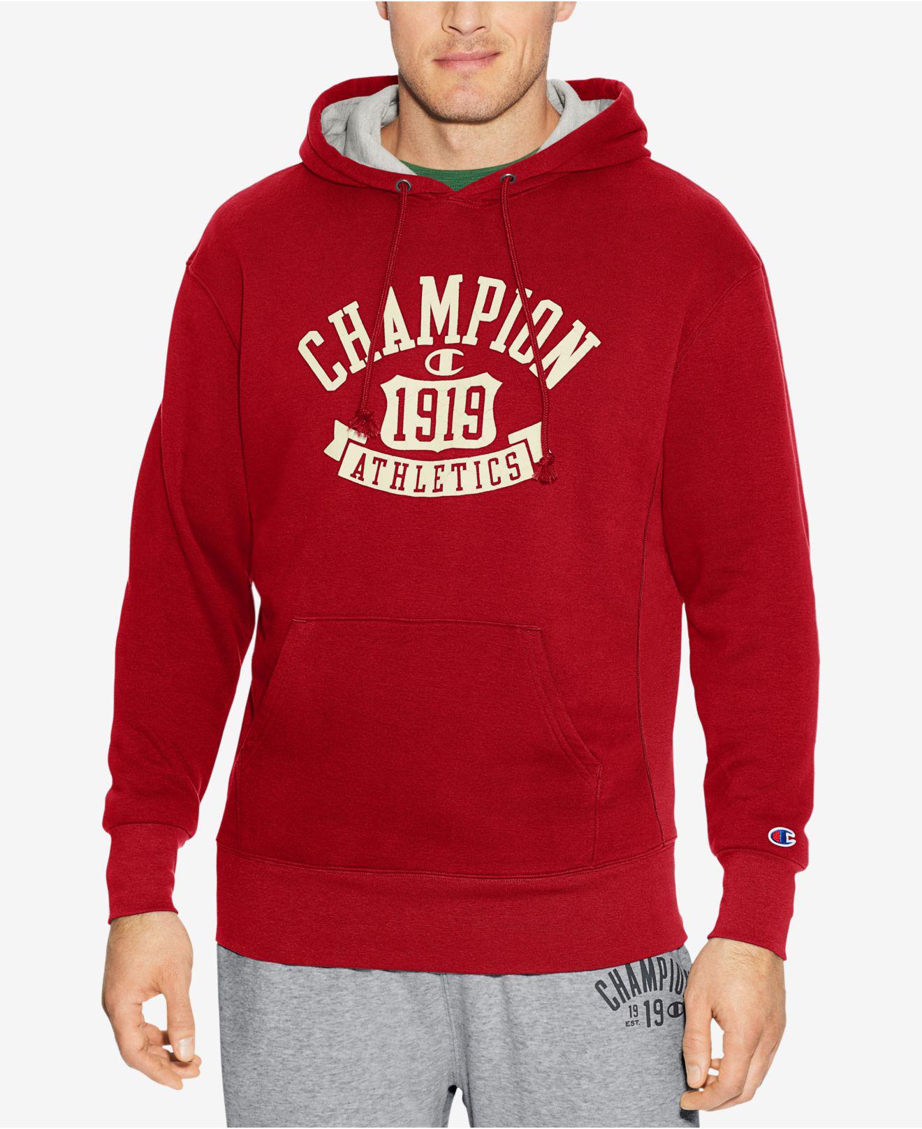 red champion heritage hoodie