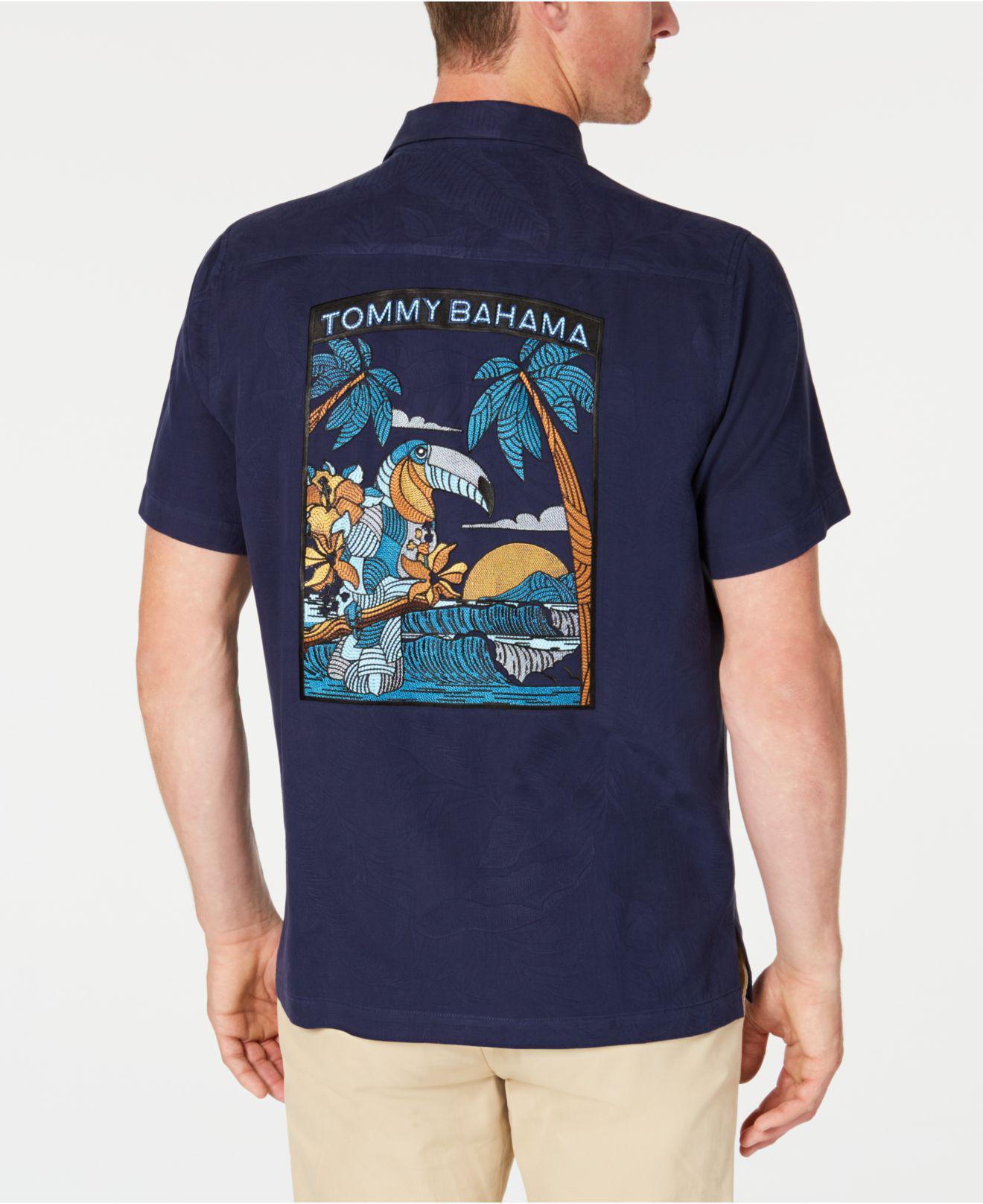 tommy bahama embroidered shirt