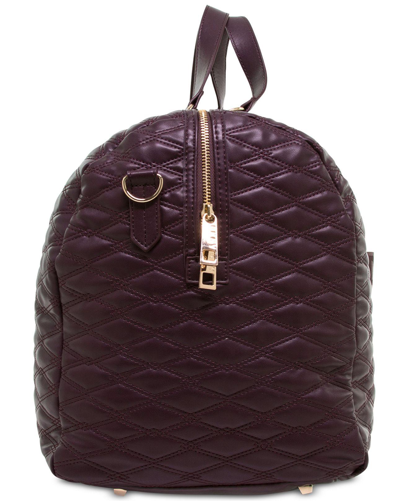 DKNY Allure Quilted Barrel Duffle Large in Purple for Men Lyst