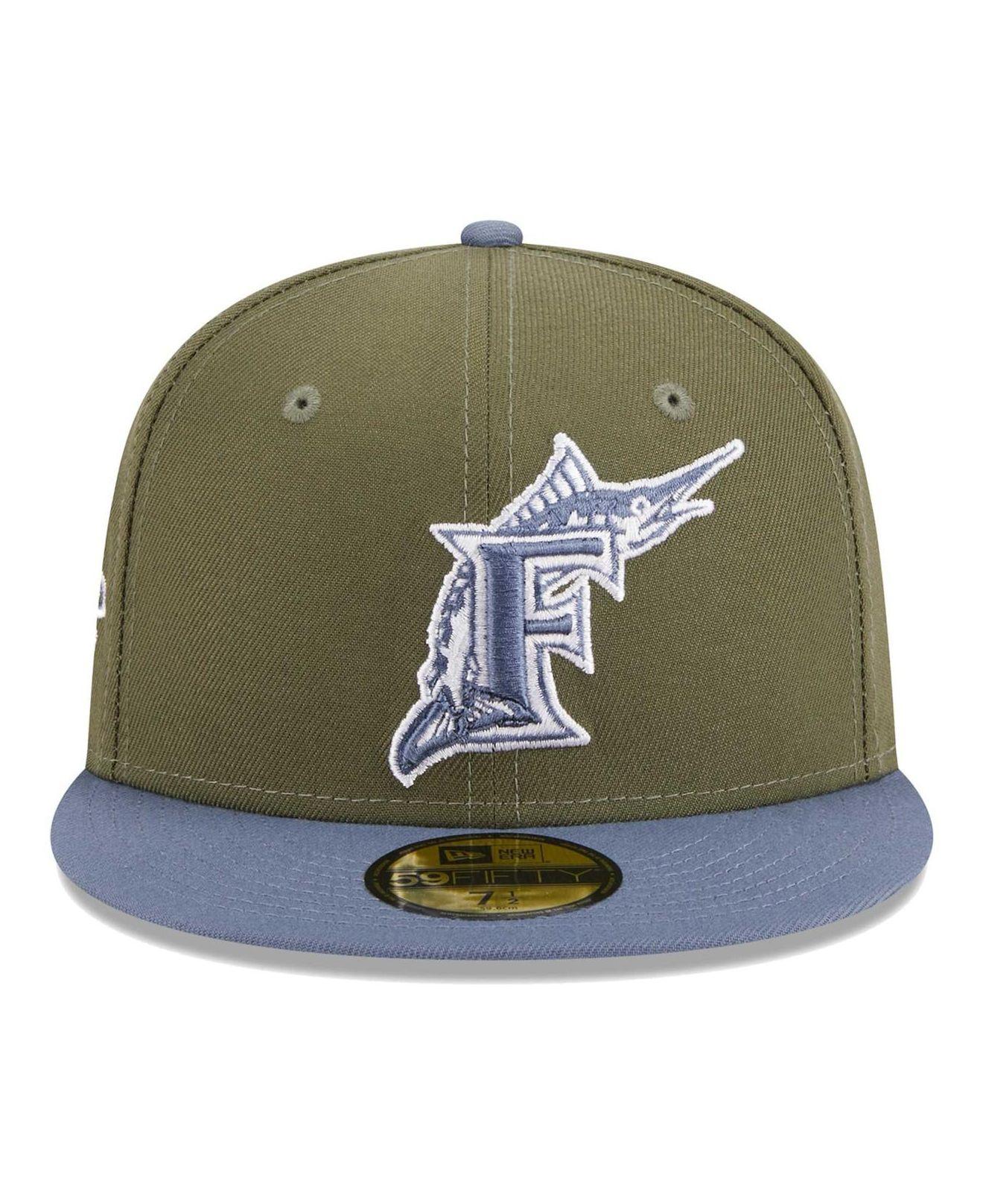 KTZ Atlanta Braves Cooperstown Patch 59fifty Cap in Blue for Men