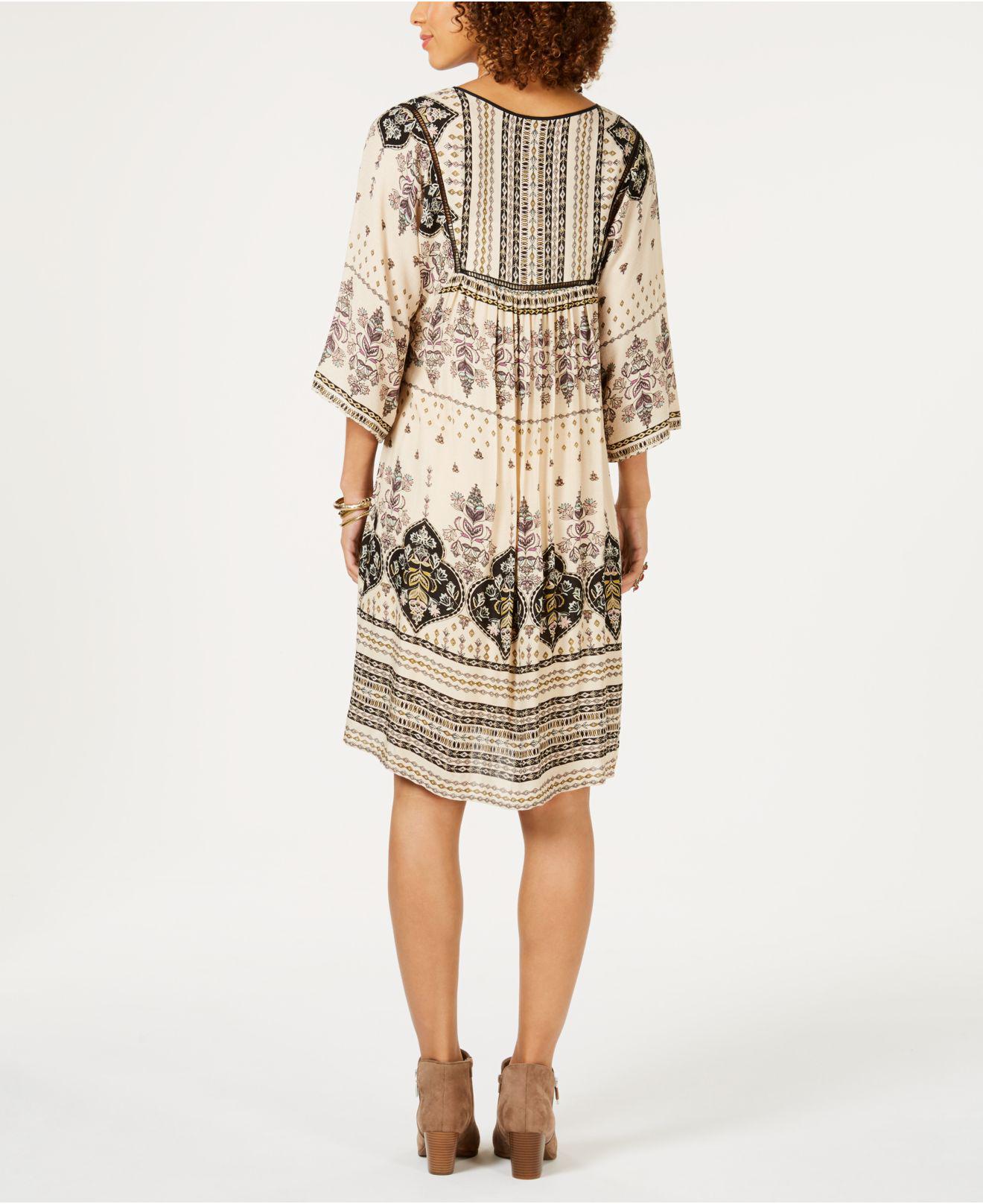 macys peasant dress