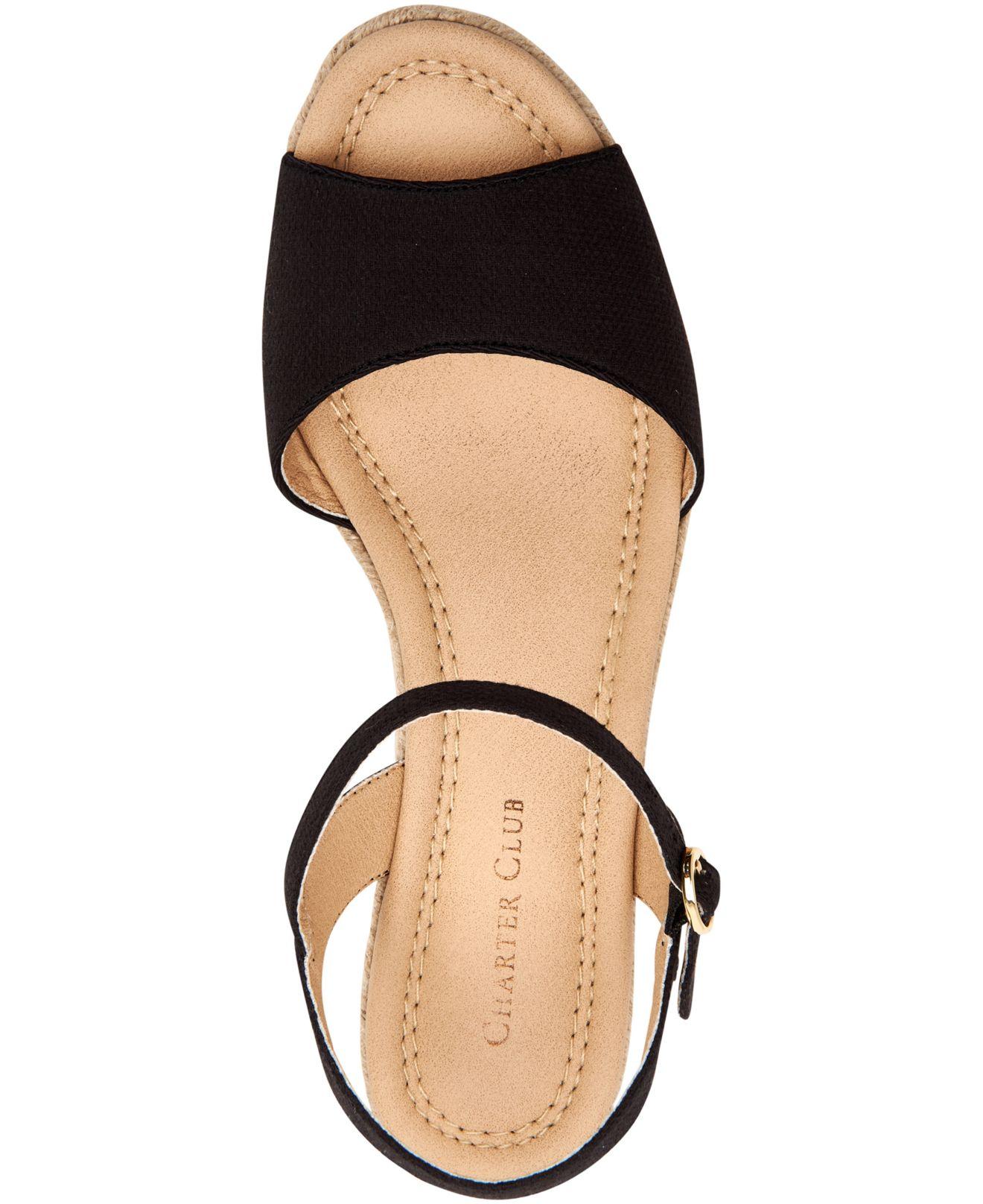black platform sandals macys