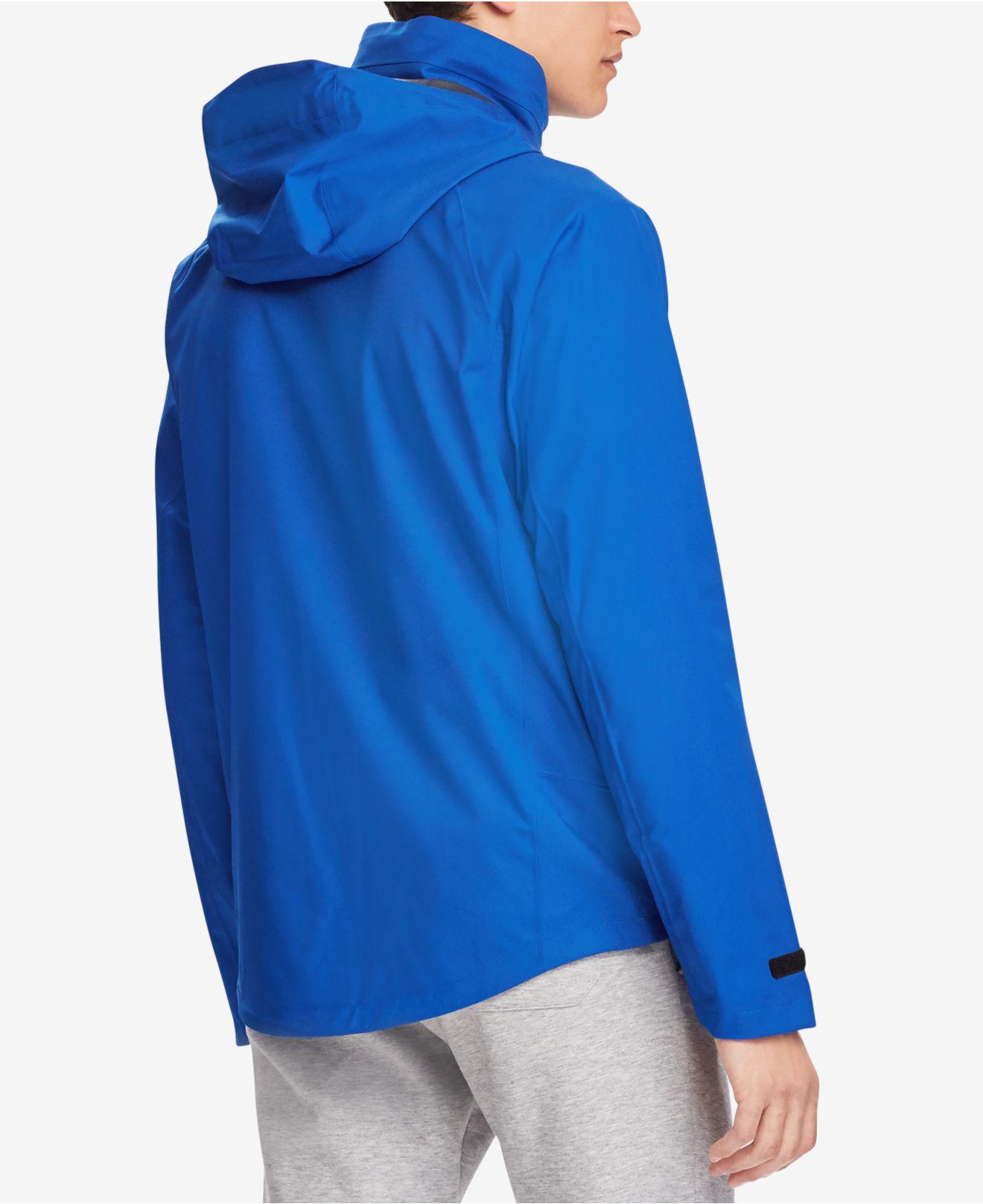 Polo Ralph Lauren Men's Waterproof Hooded Jacket in Blue for Men | Lyst