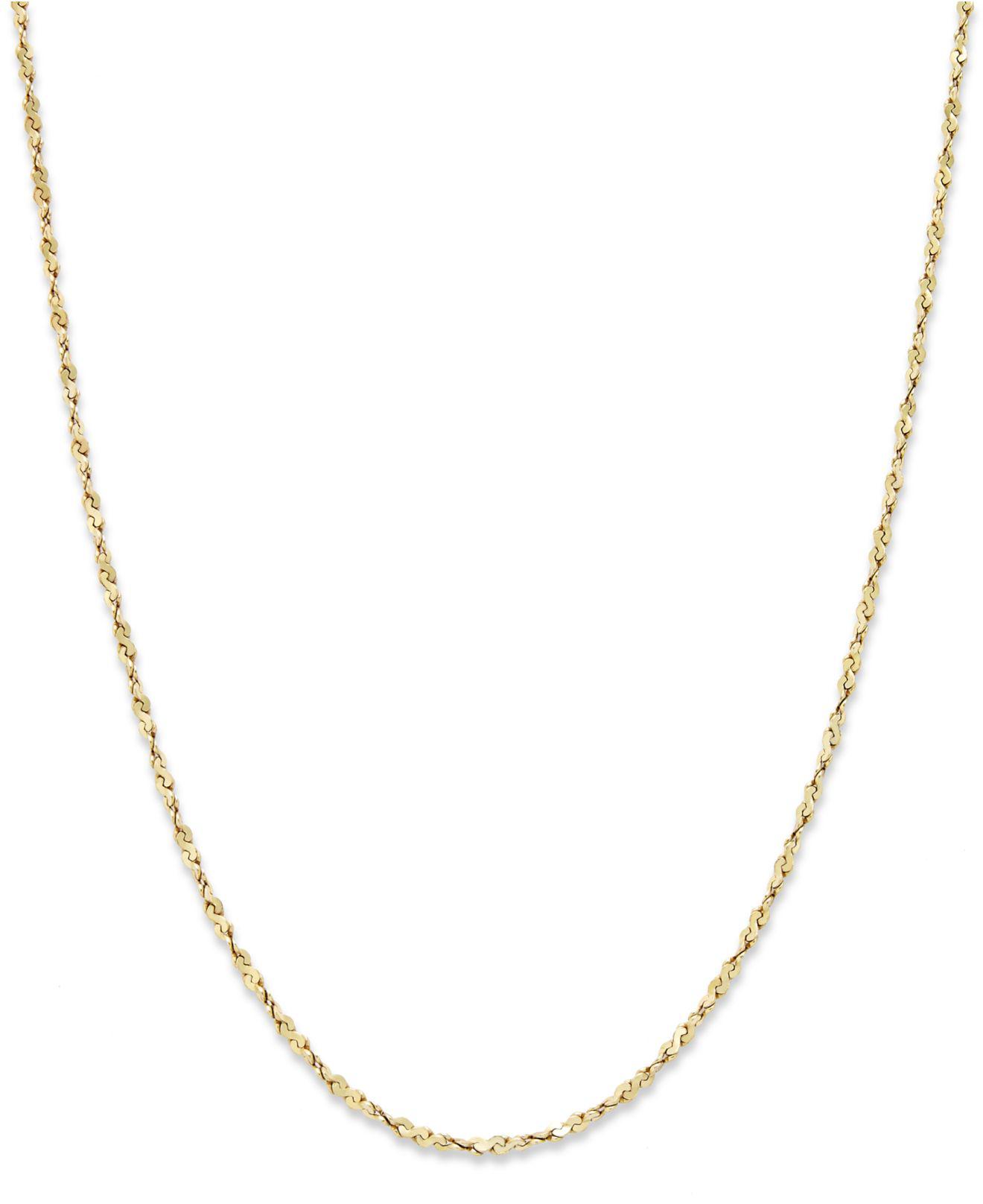 Giani Bernini 18k Gold Over Sterling Silver Necklace, 30 ...