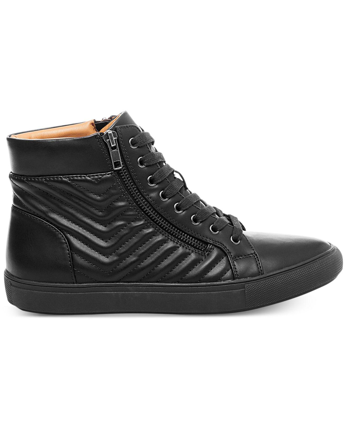 steve madden men's leather sneakers