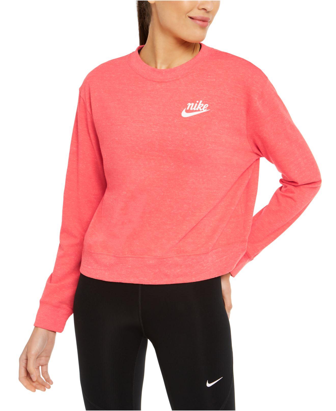 Nike Cotton Gym Vintage Sweatshirt - Lyst