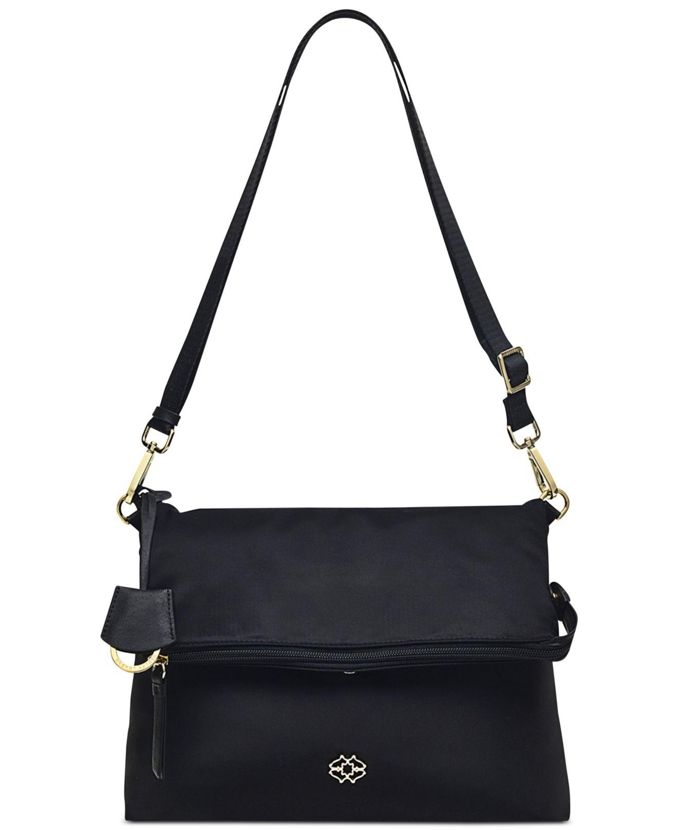 Radley Leather Small Flapover Crossbody in Black Lyst