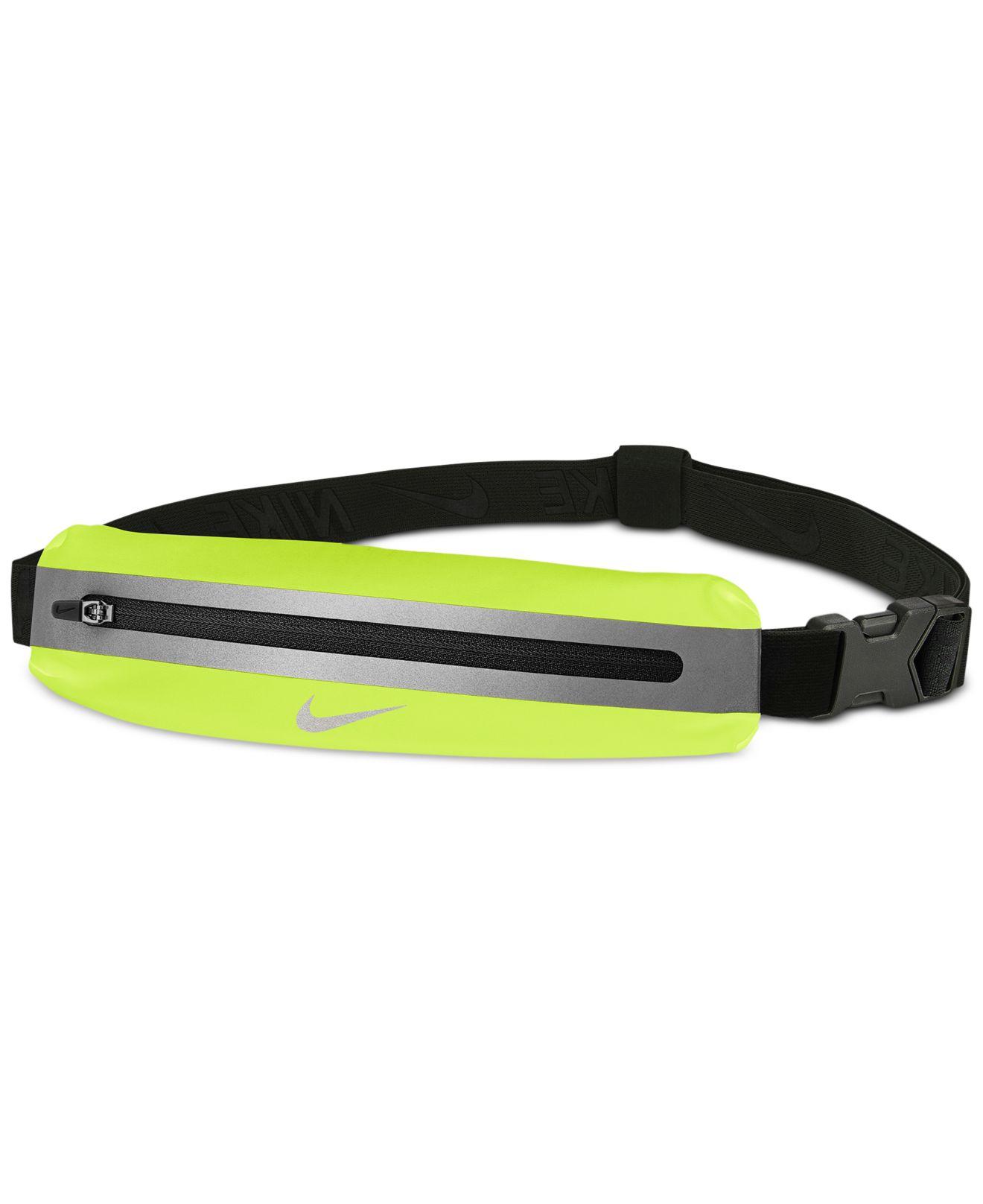 Nike 3.0 Slim Reflective Running Waist Pack in Green for Men | Lyst
