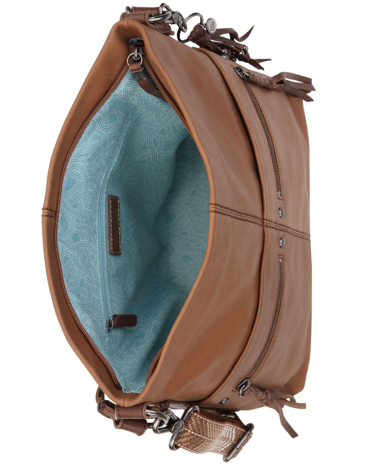 the sak ashland leather bucket hobo