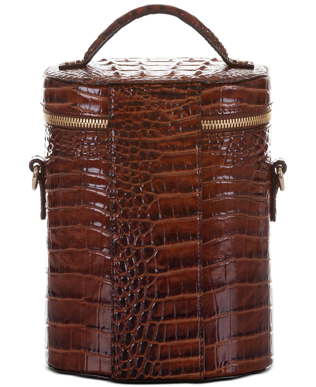 Brahmin Leather Brynn Melbourne Embossed Barrel Bag Lyst