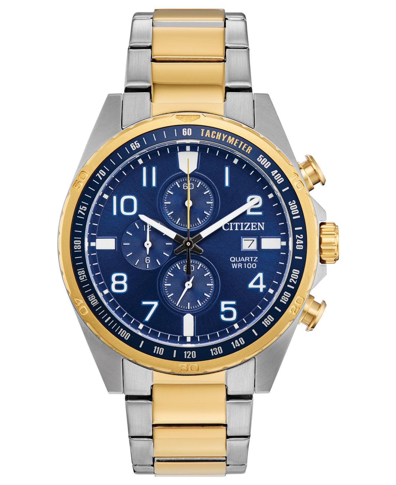 two tone citizen watch