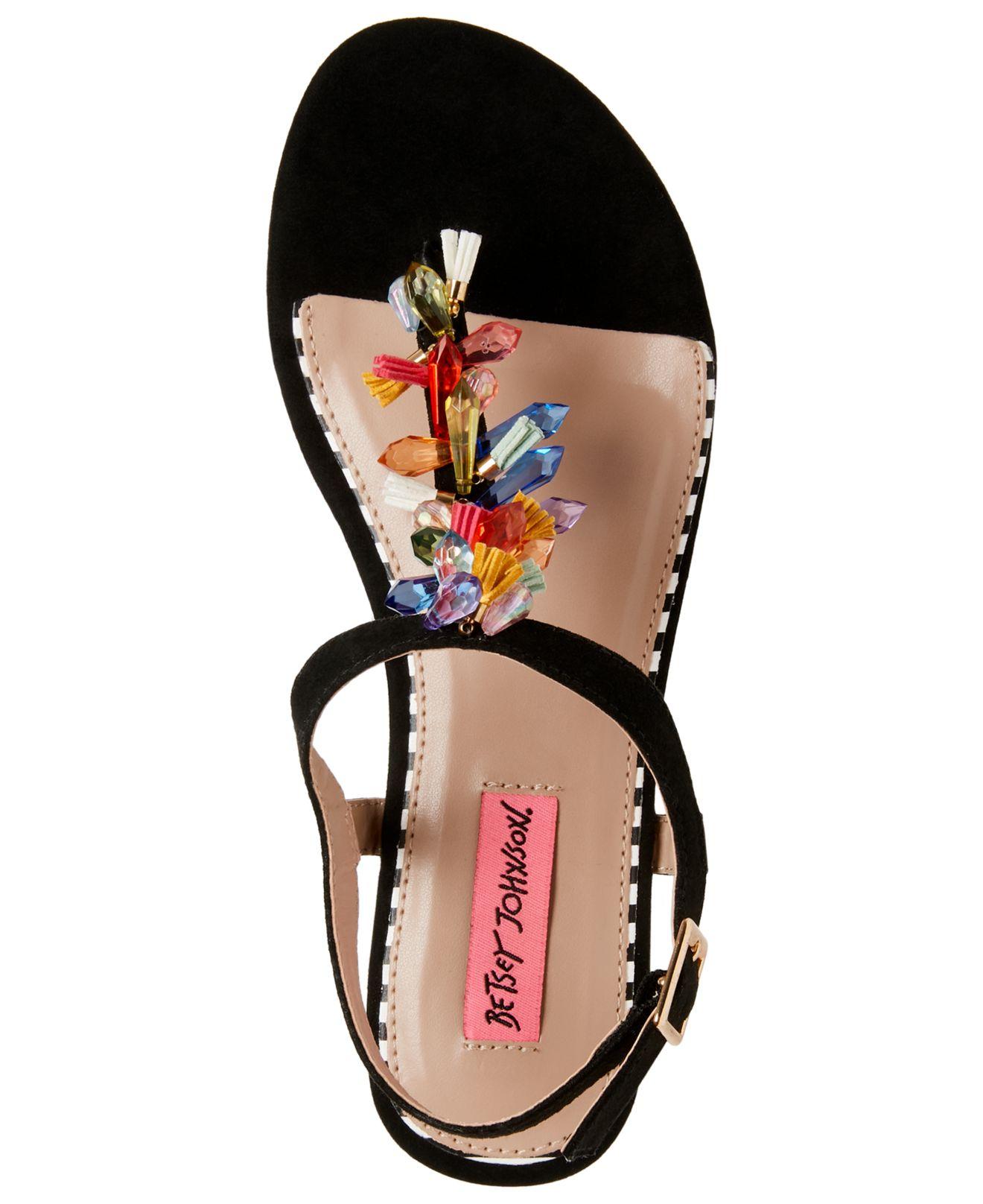 betsey johnson rosita flat sandals