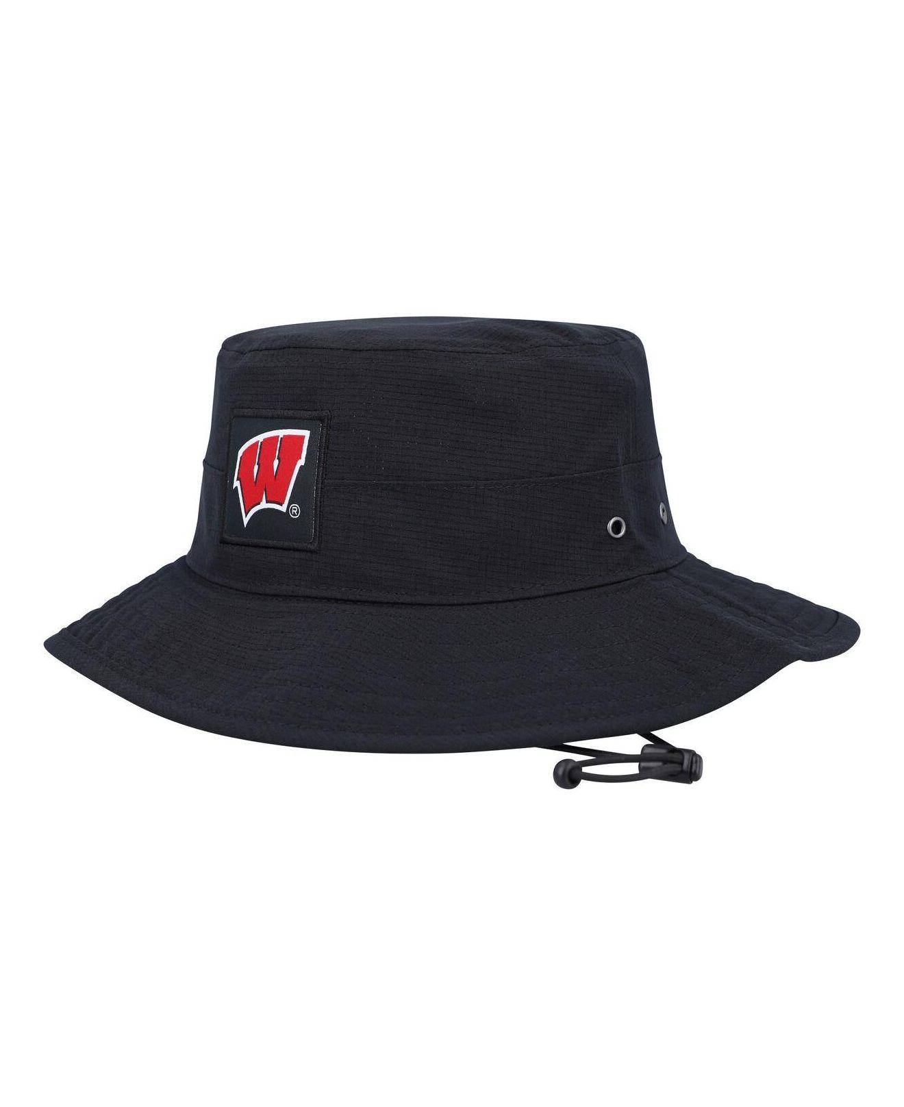 Under Armour Black Wisconsin Badgers Airvent Performance Boonie Hat in ...
