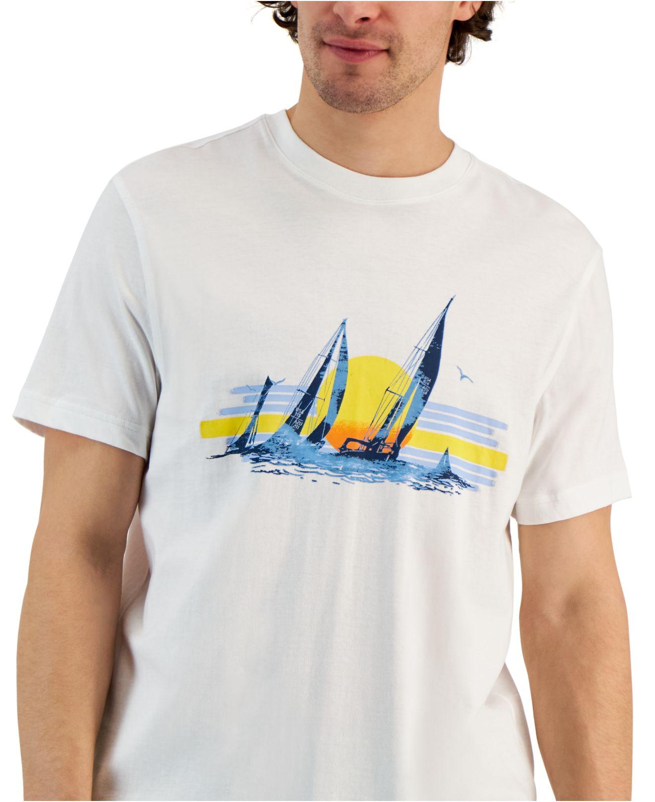 Club Room Regatta Classic-fit Graphic T-shirt, Created For Macy's in White  for Men | Lyst