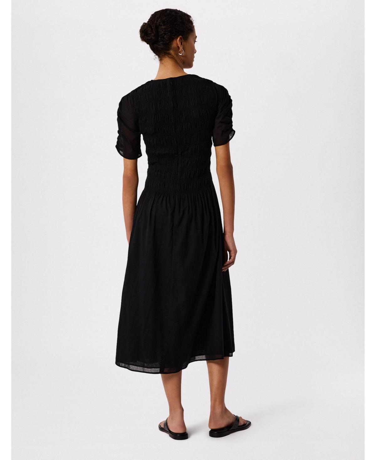 black pinafore dress ladies Linen Pinafore Dress, Black Linen Sundress