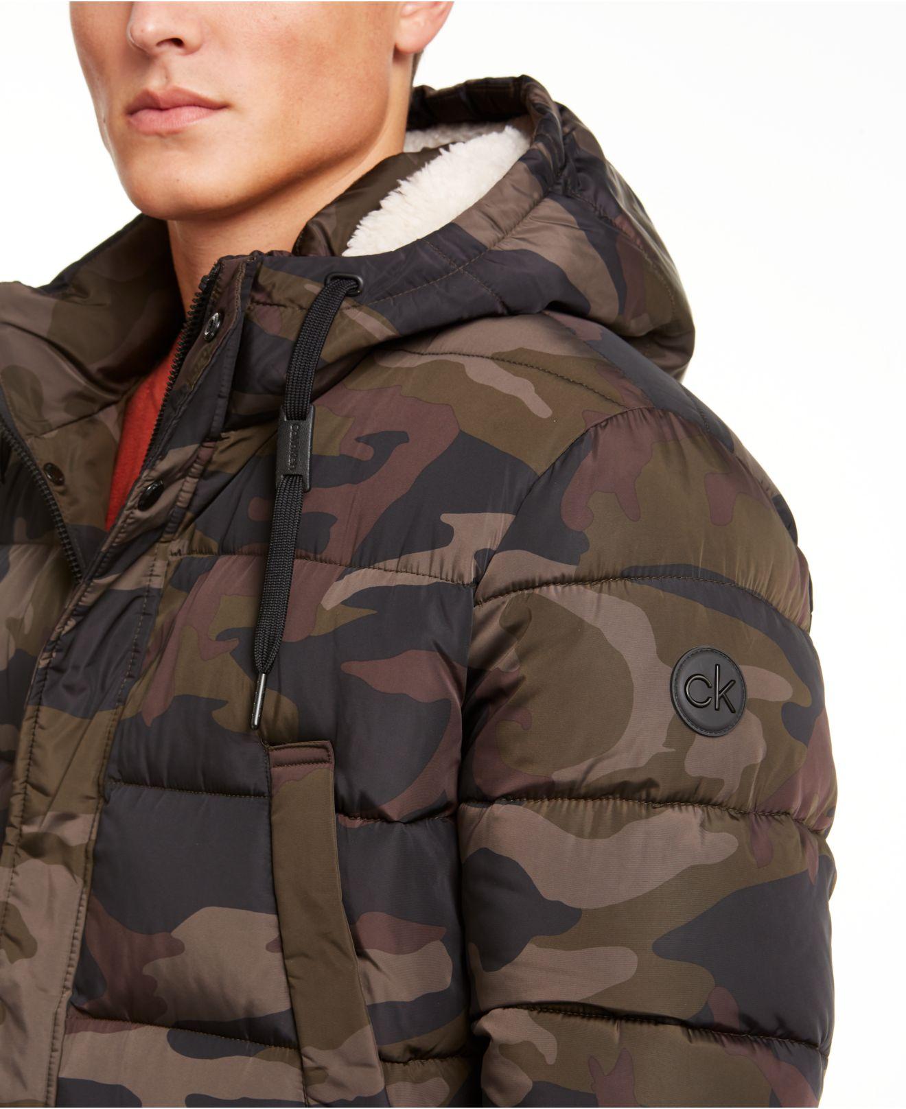 Calvin Klein Men's Long Puffer With 