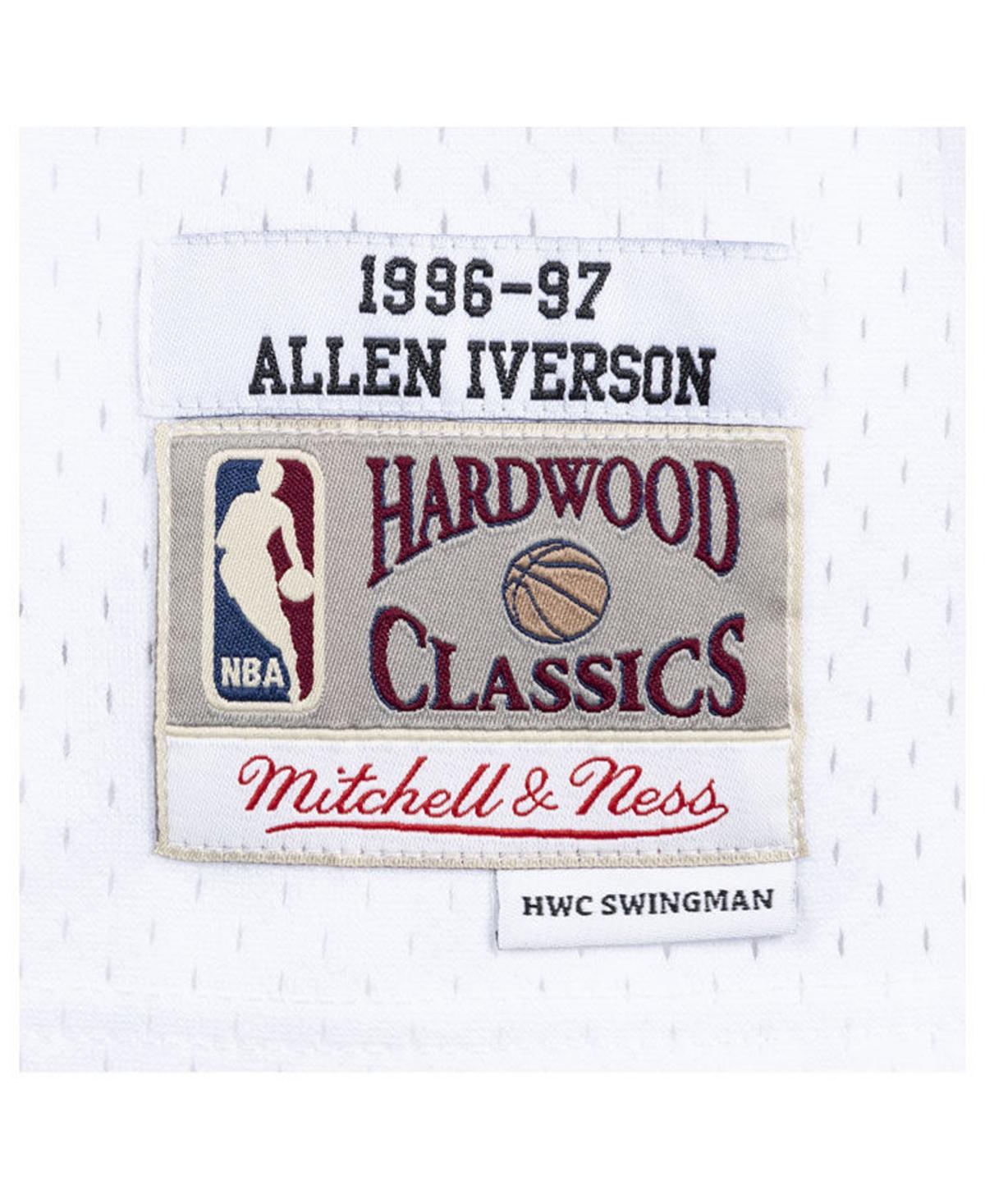 Men's Mitchell & Ness Allen Iverson Red Philadelphia 76ers Hardwood  Classics Authentic Jersey
