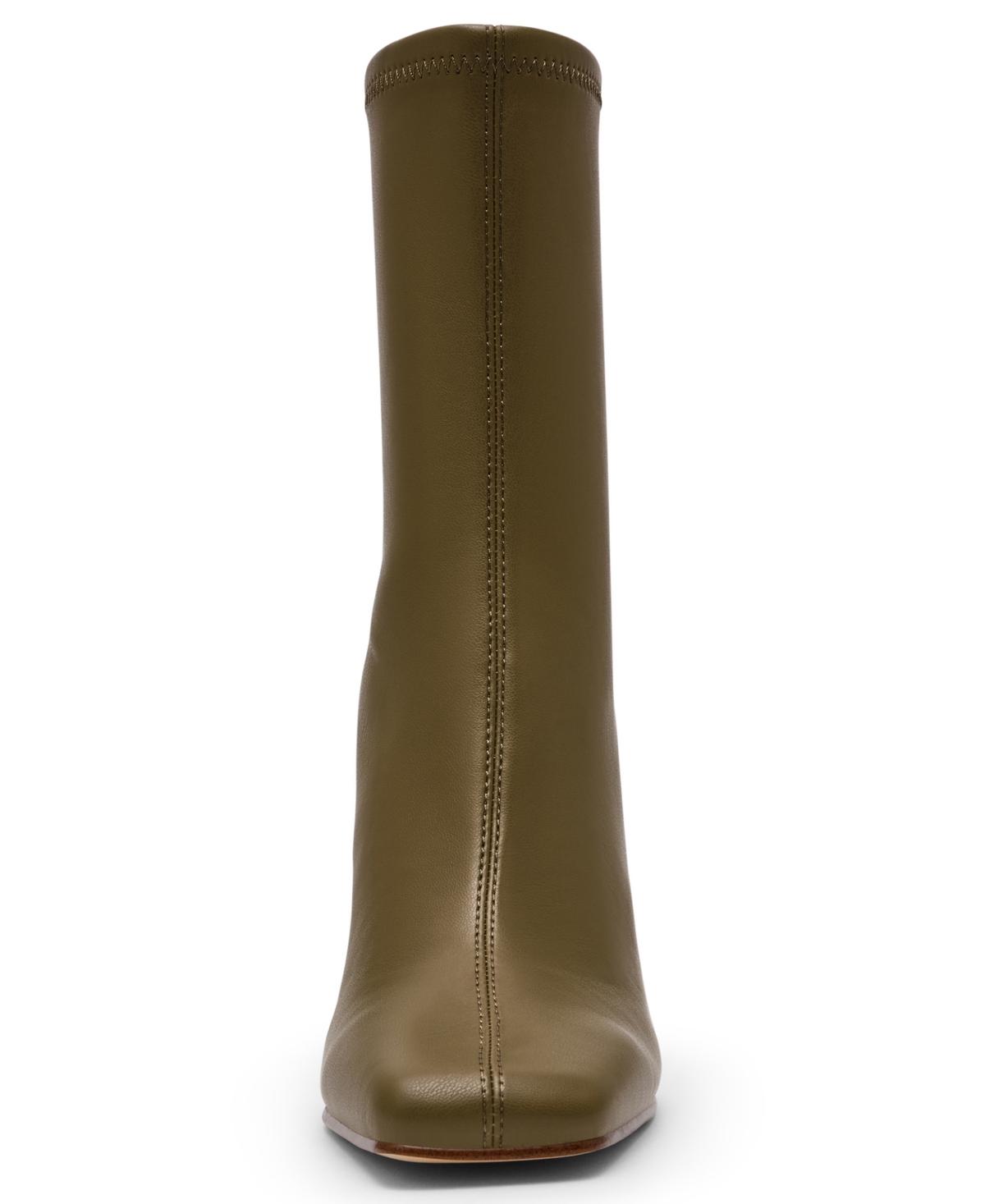 Steve Madden Khelan Blade-heel Stretch Dress Booties in Green | Lyst