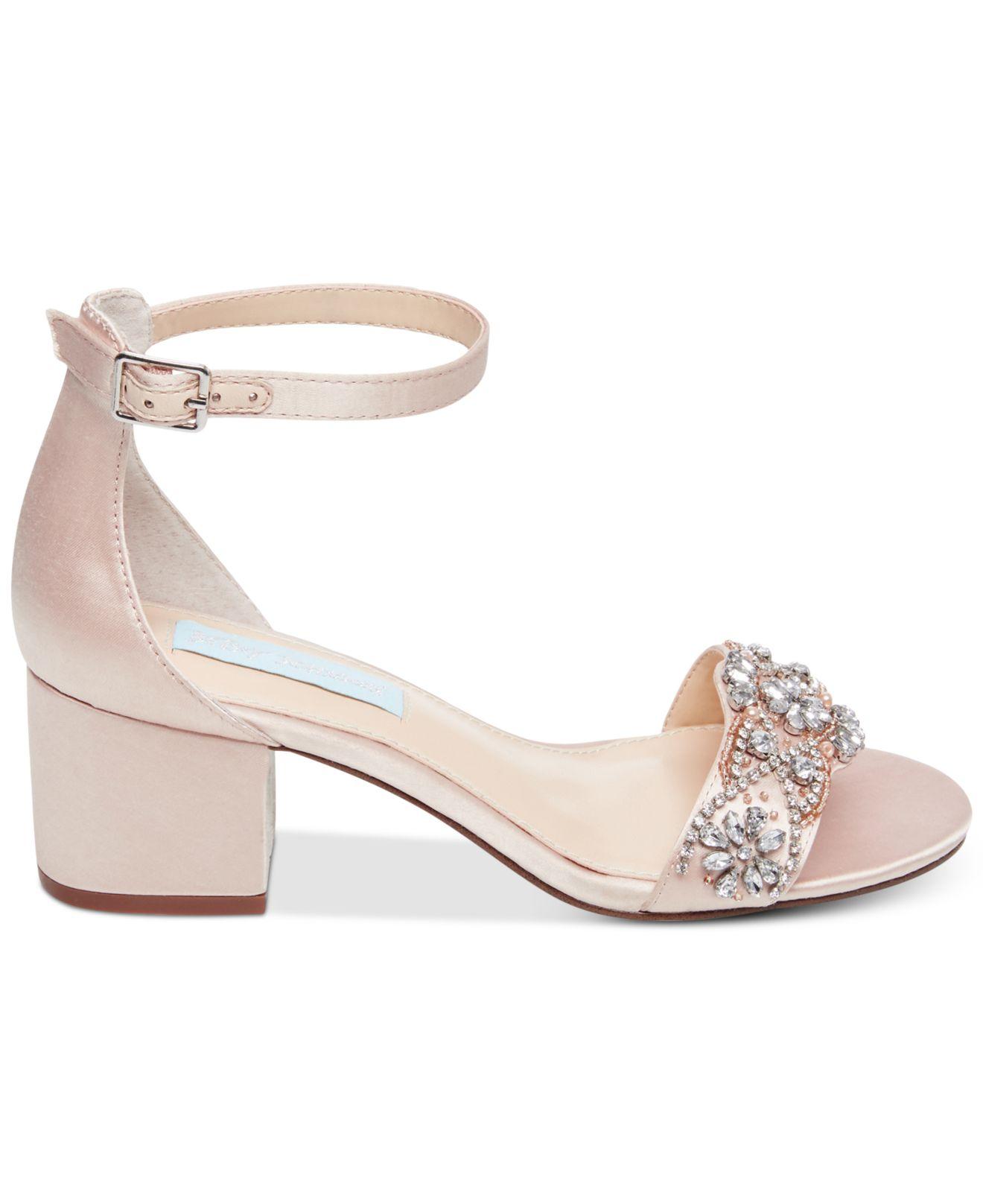 betsey johnson mel block heel