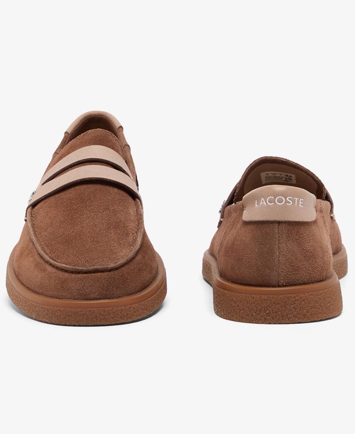 Lacoste Cochet Slip-on Winter Loafers in Brown for Men | Lyst