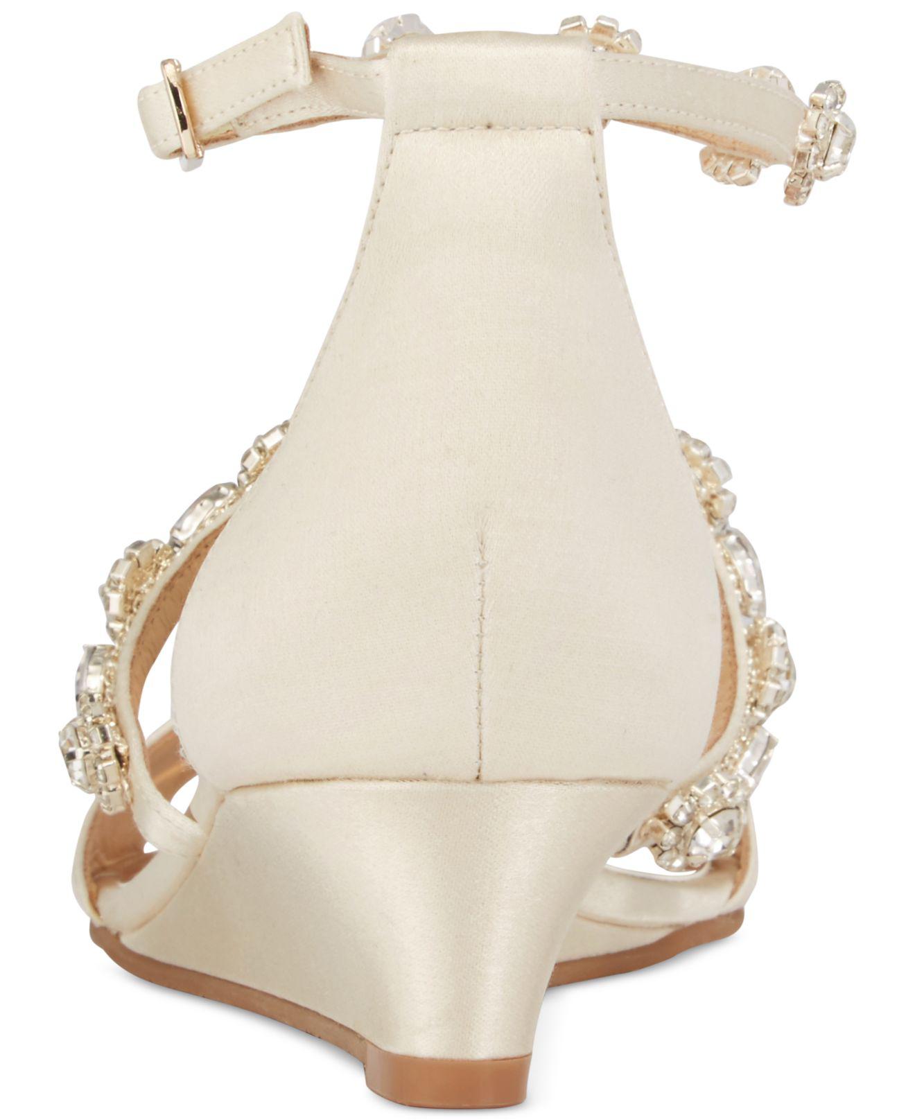 badgley mischka jewel wedge