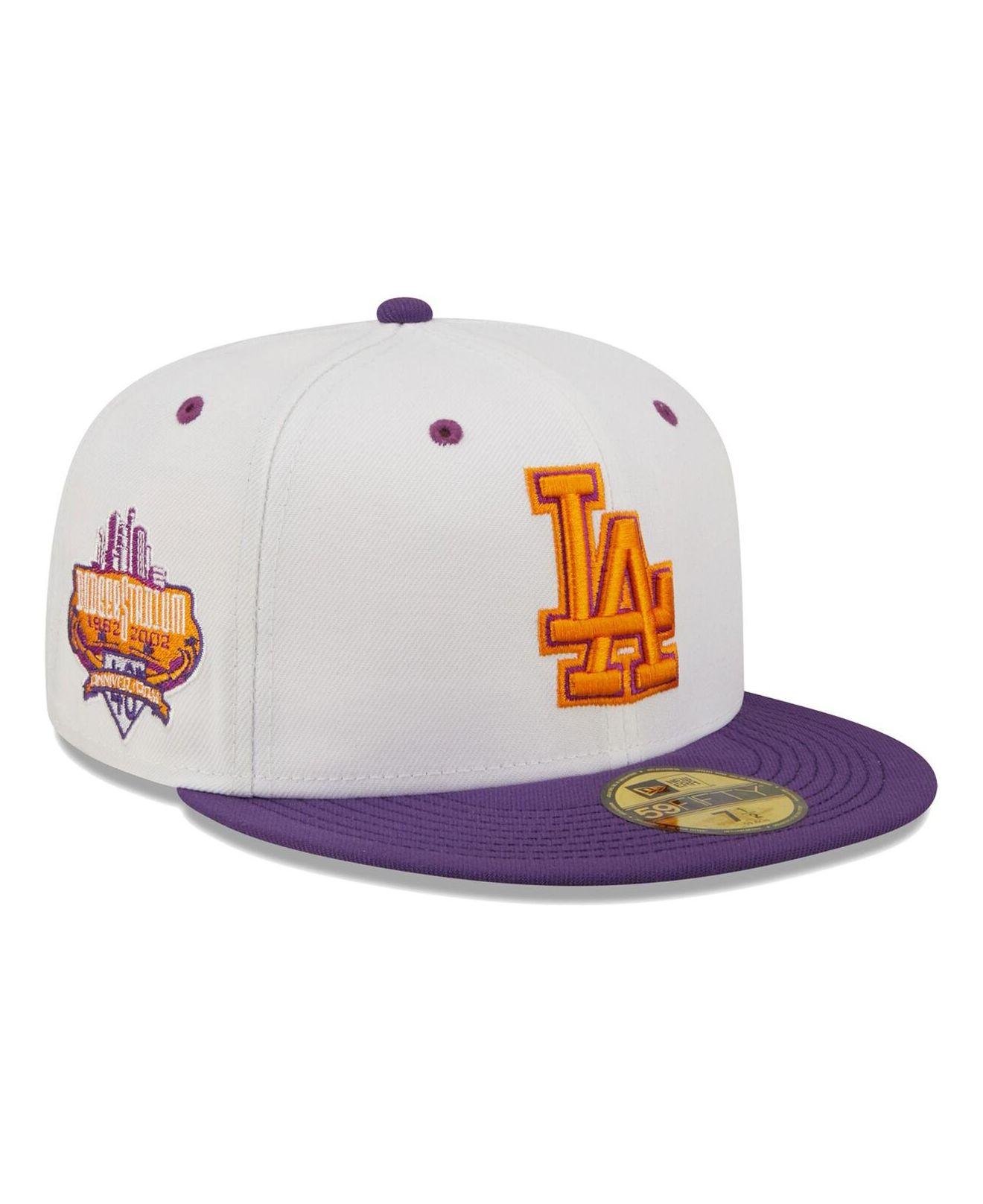 KTZ White, Purple Los Angeles Dodgers 40th Anniversary At Dodger ...