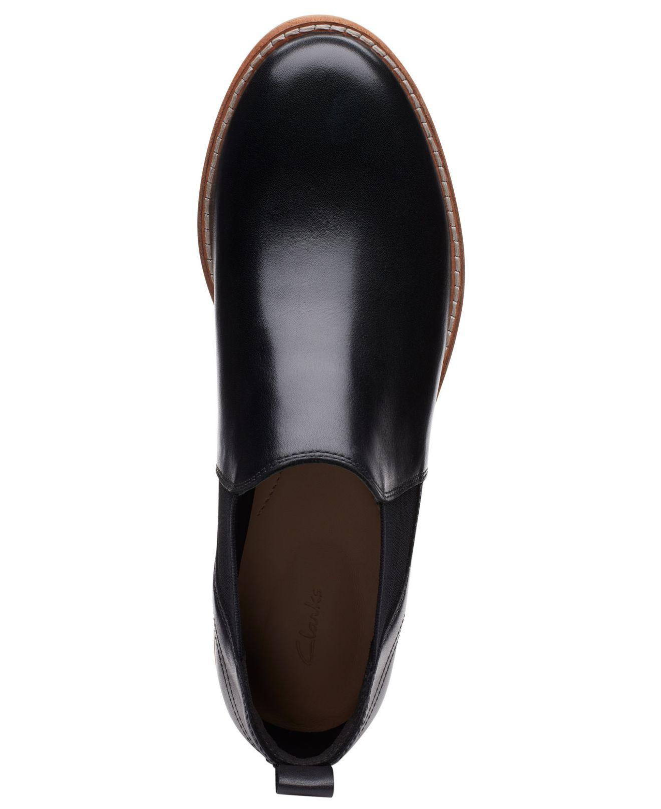 clarks edenvale page black leather