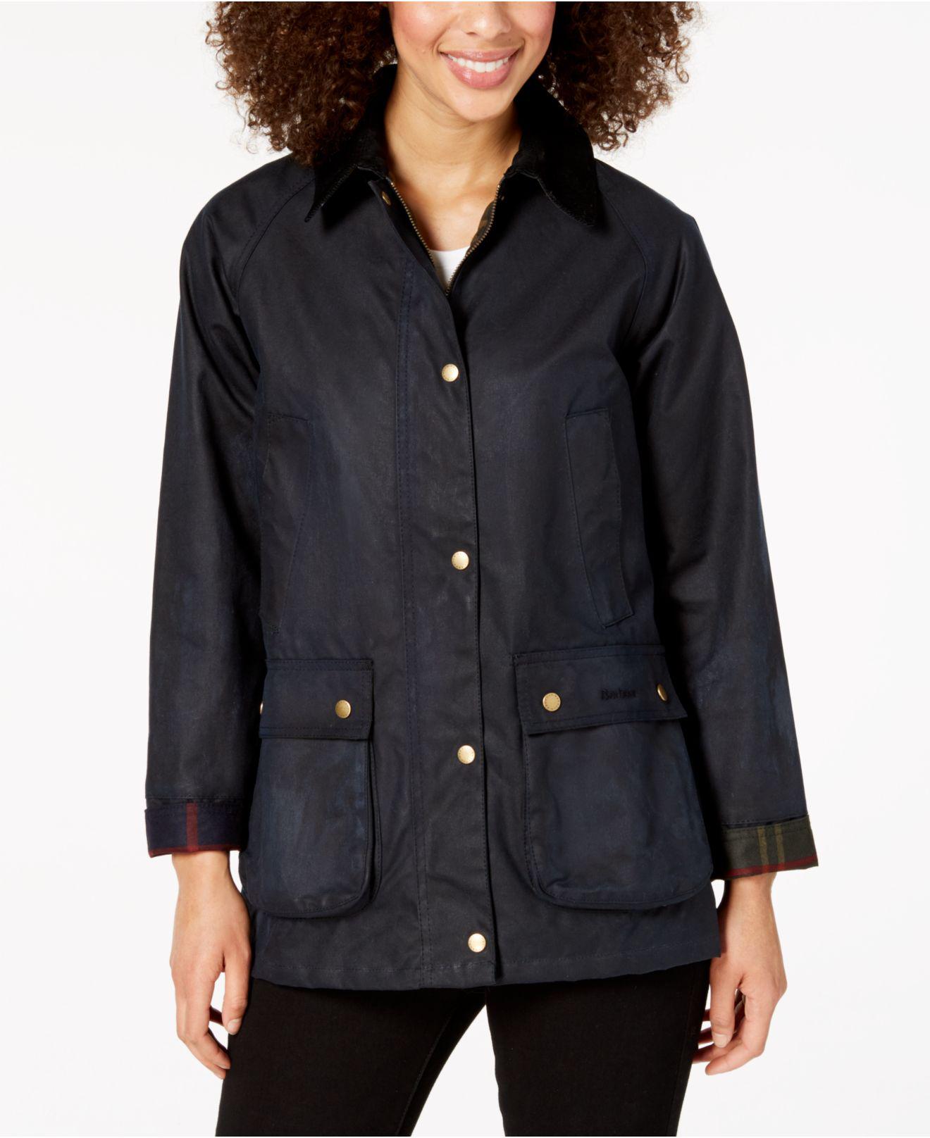 Barbour acorn navy online