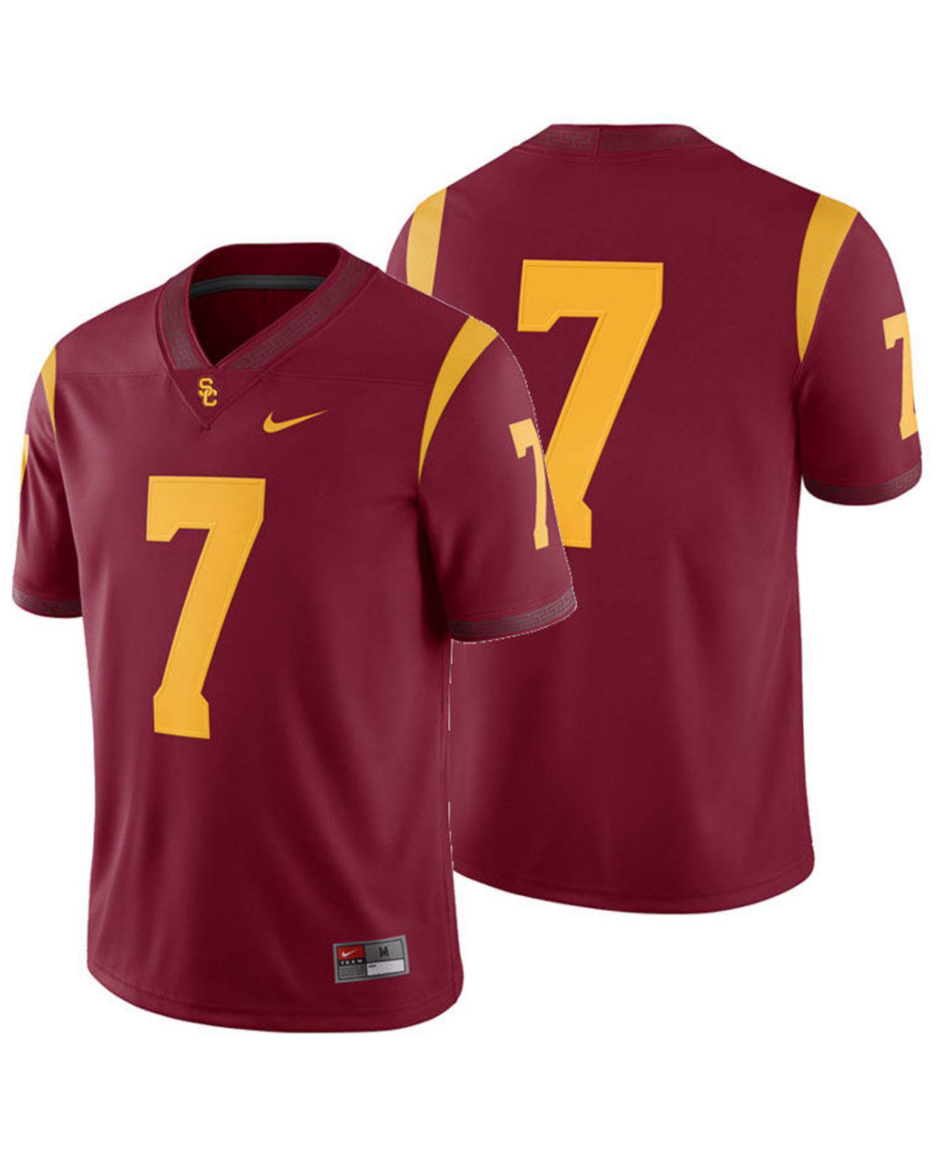 Nike Usc Trojans Football Replica Game Jersey in Red for Men Lyst