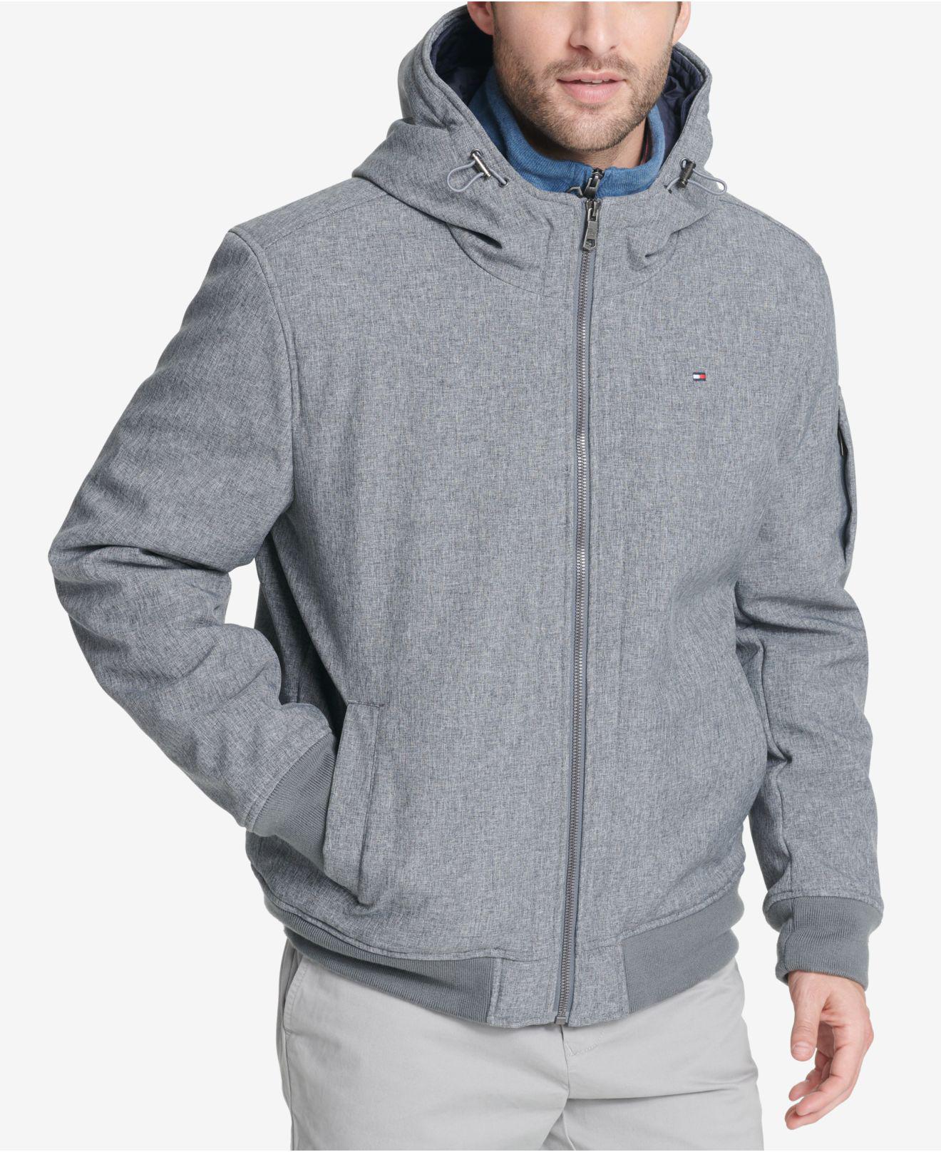 tommy hilfiger gray jacket