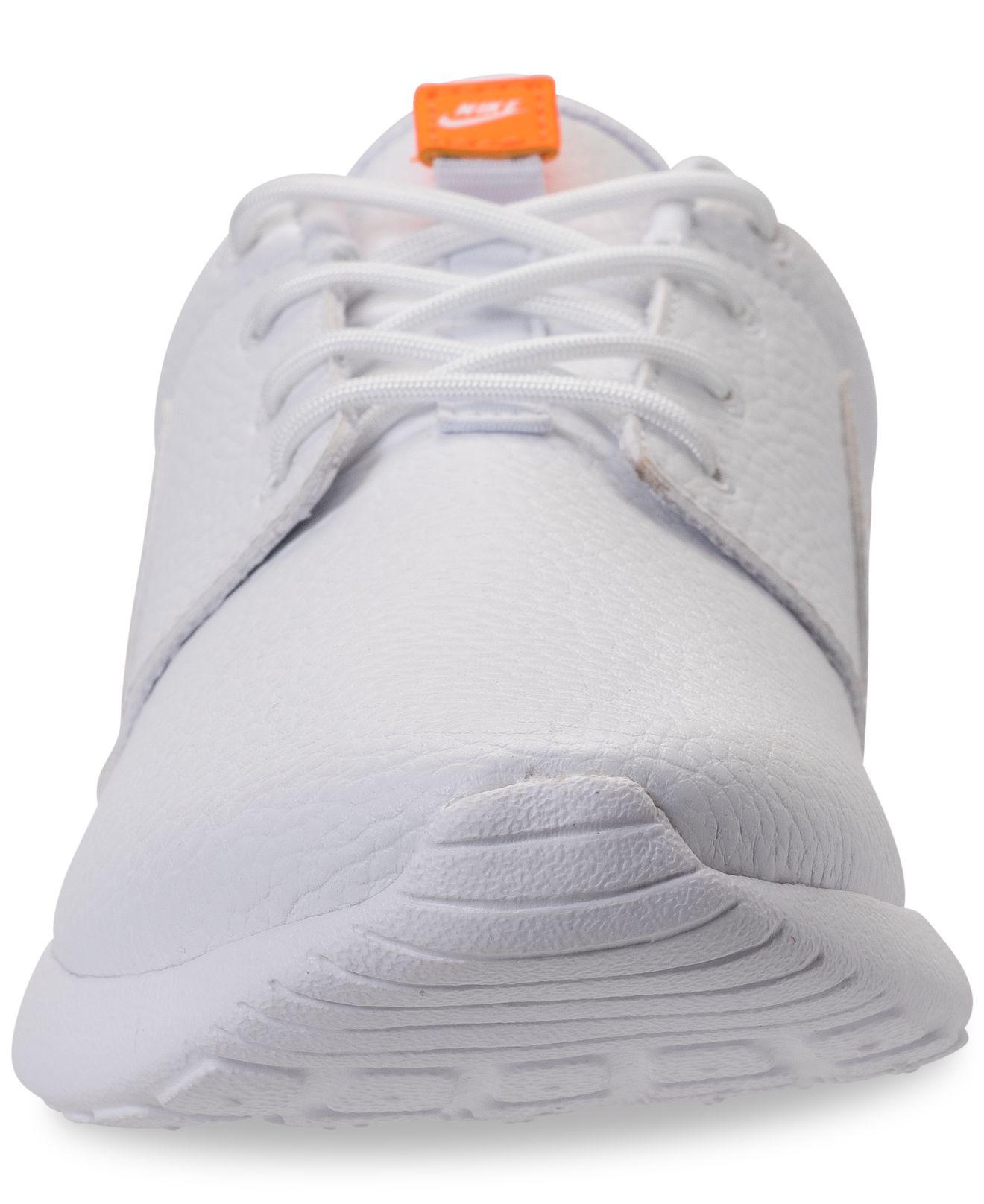 women's roshe one premium just do it casual sneakers from finish line