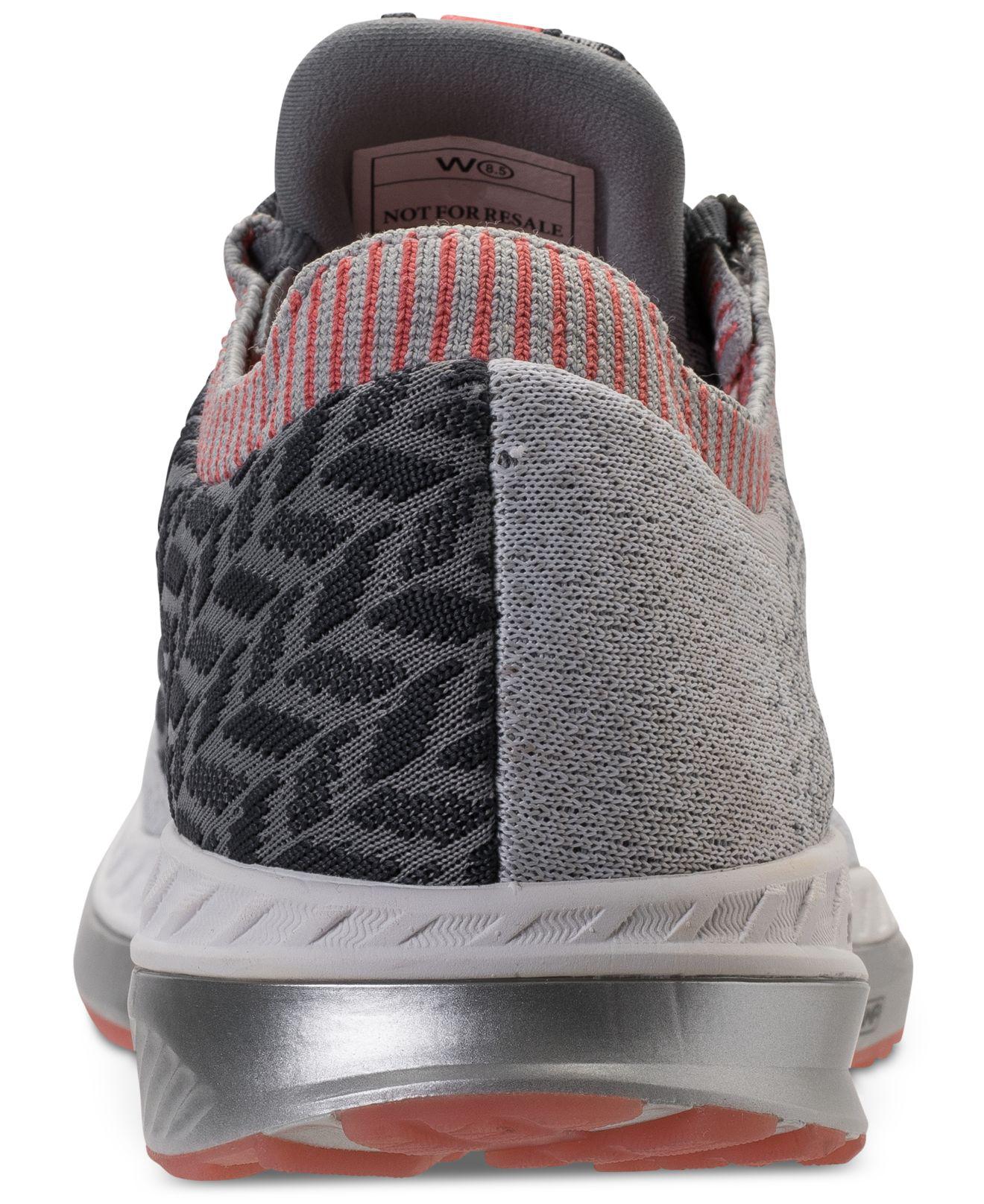 brooks bedlam grey coral white