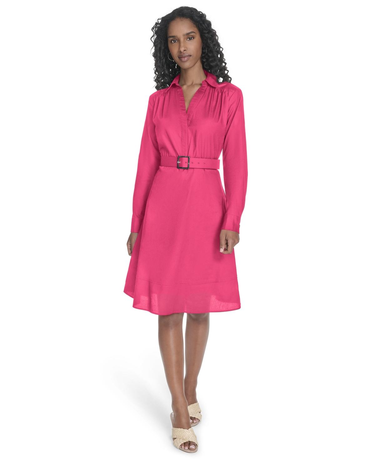 calvin klein pink dress macys Pink Macy's Calvin Klein Dress Calvin Klein Dresses Neck Bow Tie Dress  Nwt From Macys Poshmark
