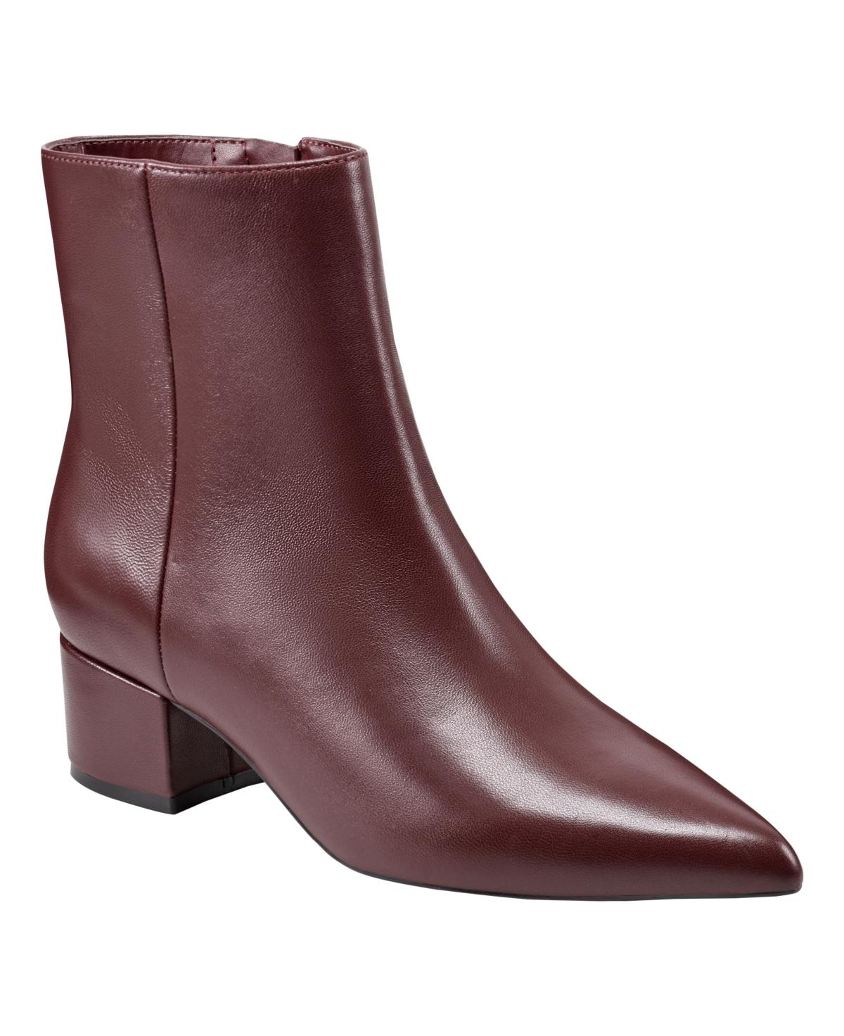 Marc Fisher Gismo Block Heel Ankle Dress Booties in Purple Lyst