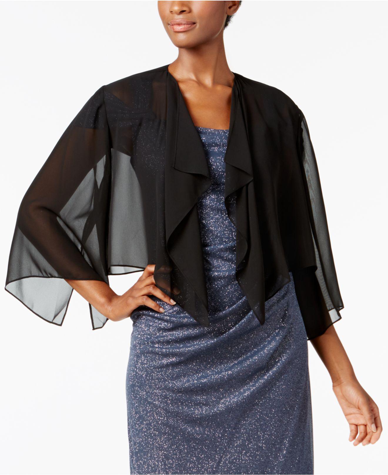 alex evenings chiffon cover up