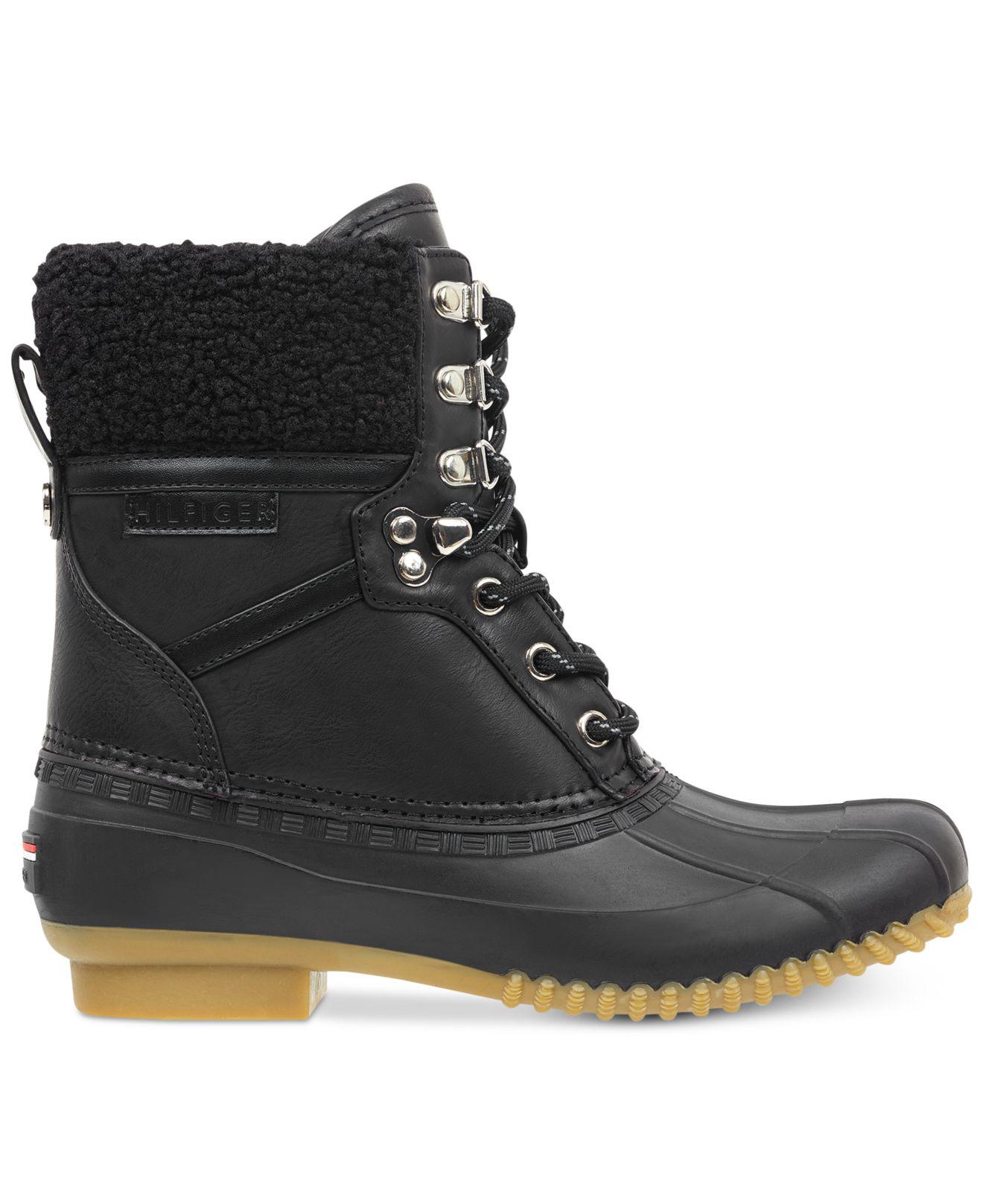 tommy hilfiger rian lace up boots