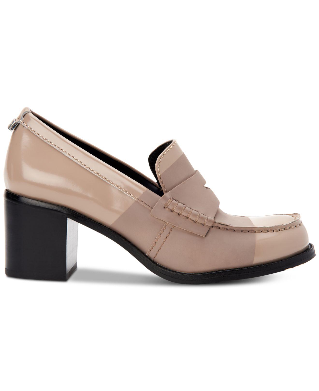 Calvin Klein Pamelyn Leather Penny Loafers 2024 www.opencircle
