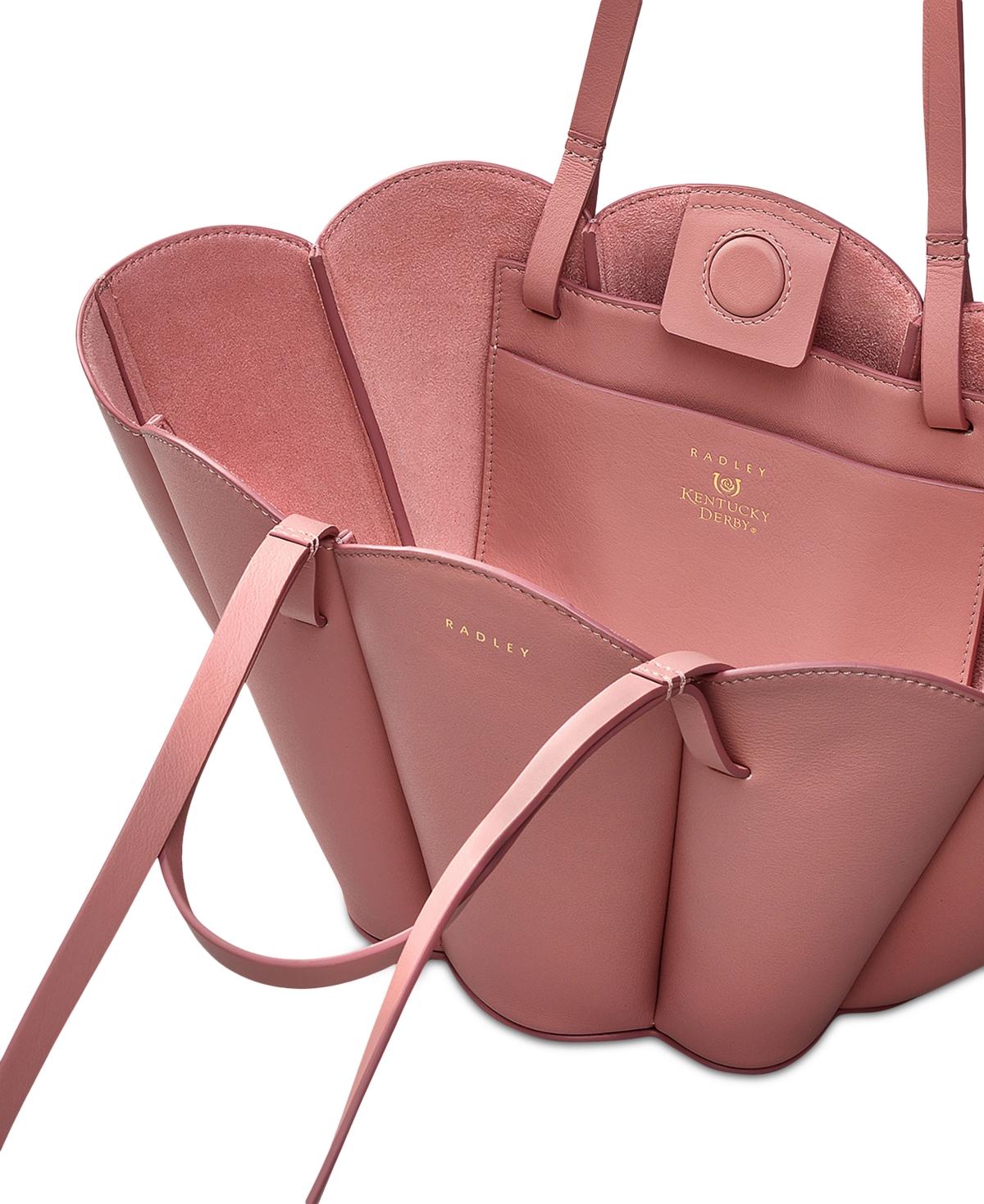 Radley Kentucky Derby Small Leather Open Top Grab Bag in