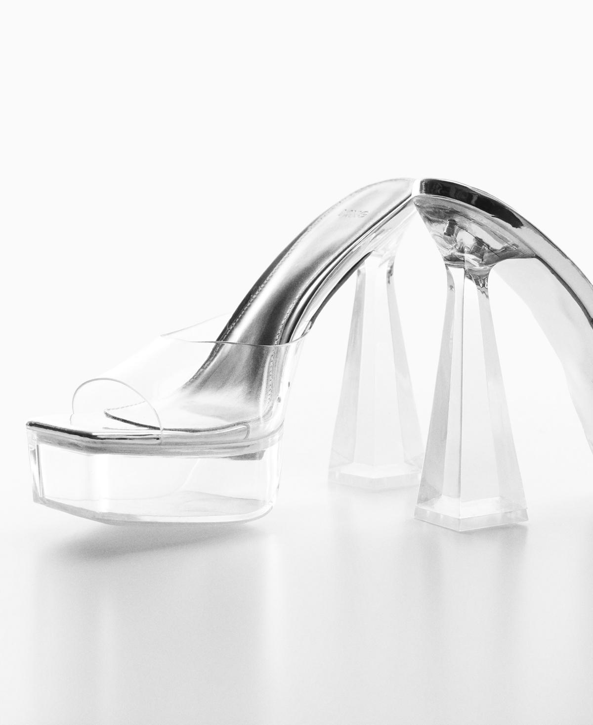 Mango top clear heels