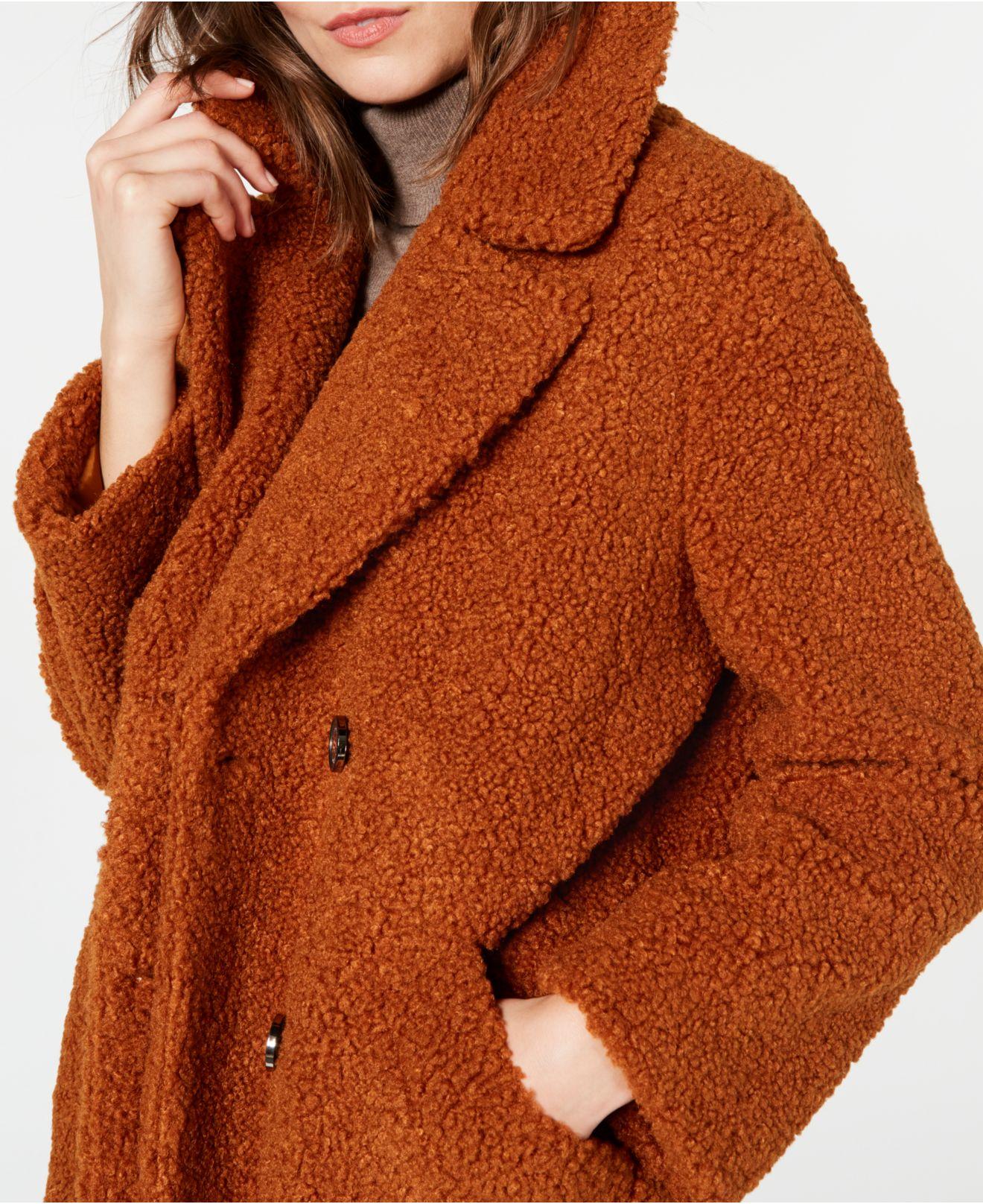 kenneth cole teddy coat