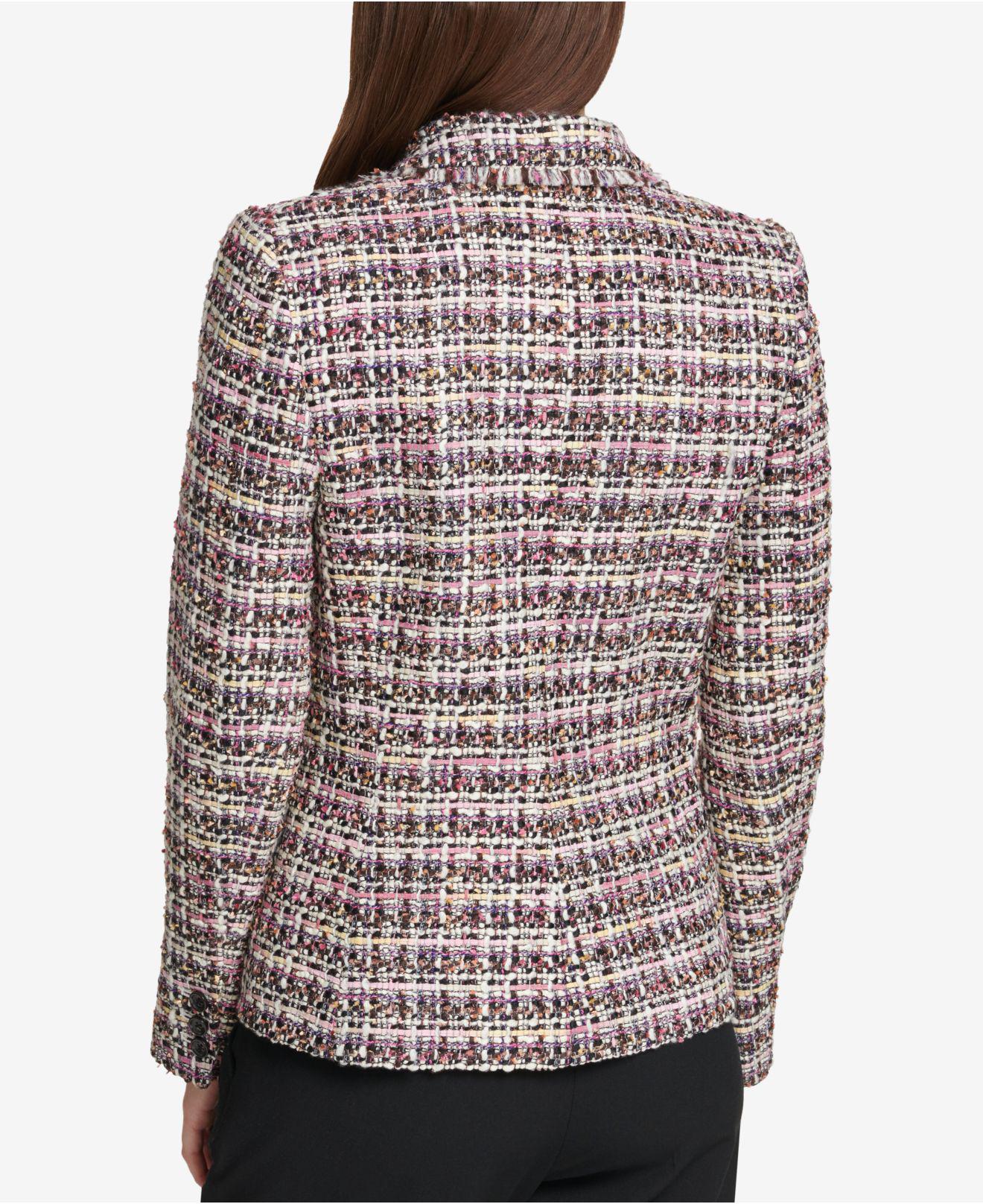 DKNY Tweed Blazer Created For Macy s Lyst