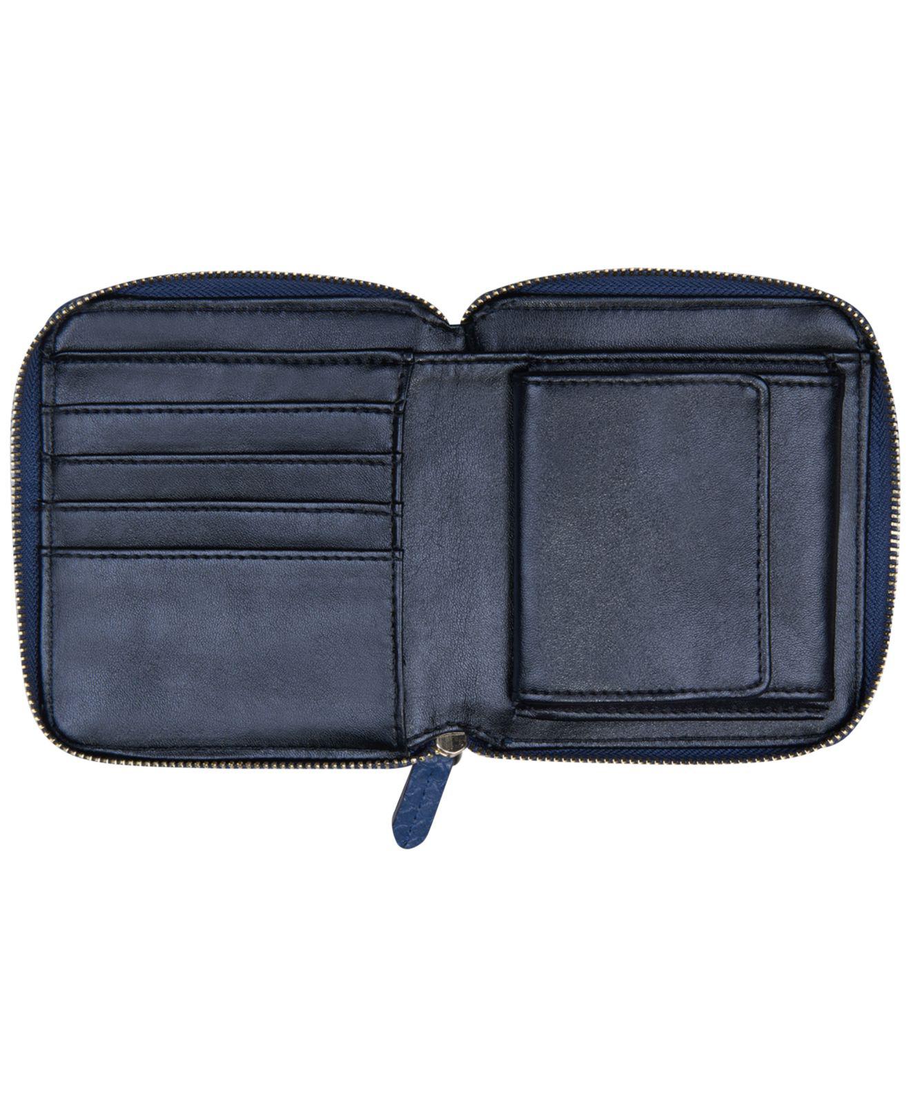 Nine West Small Zip-around Indexer Wallet in Blue - Lyst