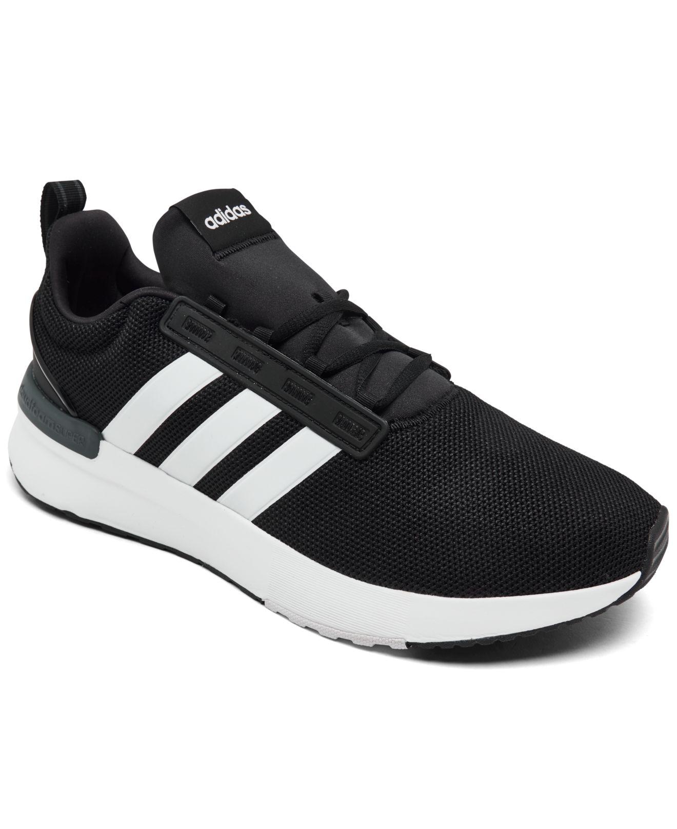 adidas Racer Tr21 Wide-width Running Sneakers From Finish Line in Black ...