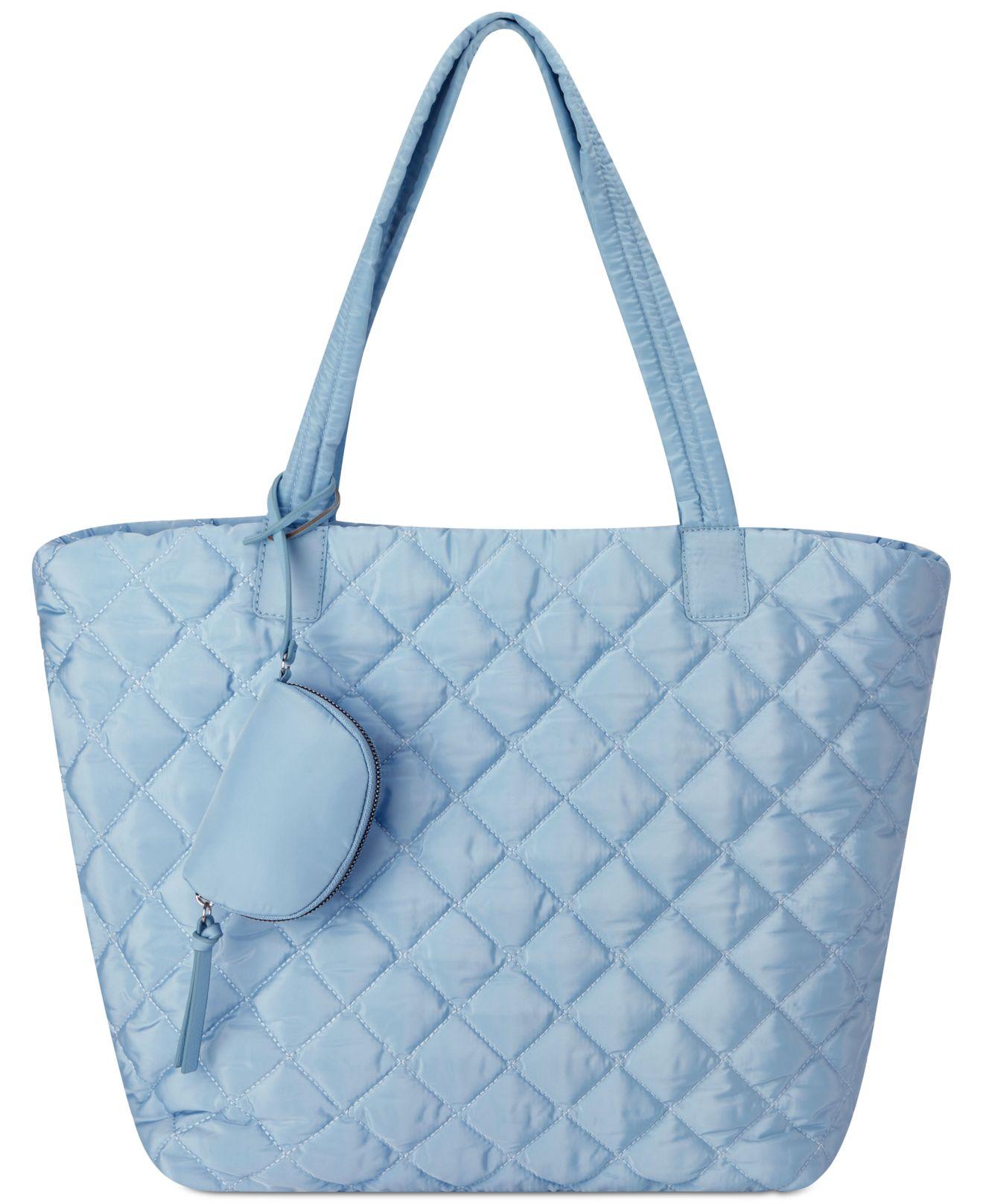 INC International Concepts Nylon Breeah Extra Large Quilted Tote