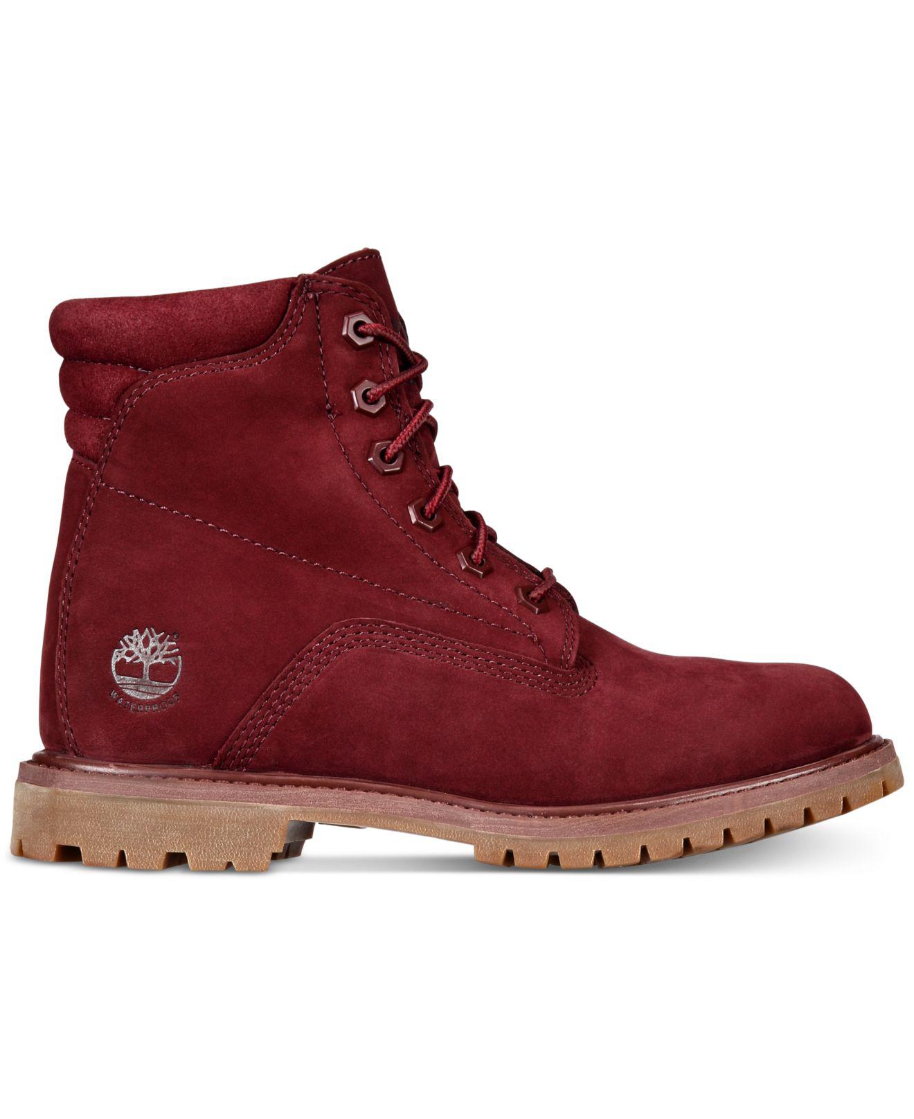 macy's timberland womens boots