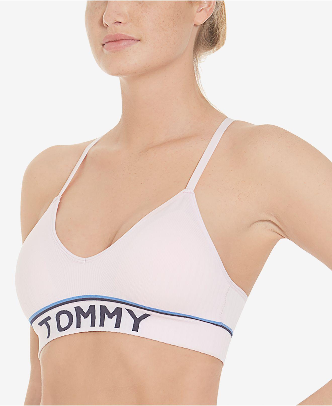 tommy hilfiger pink bralette