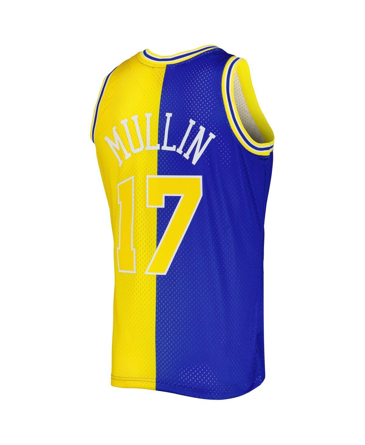 Men's Mitchell & Ness Chris Mullin Gold Indiana Pacers Hardwood