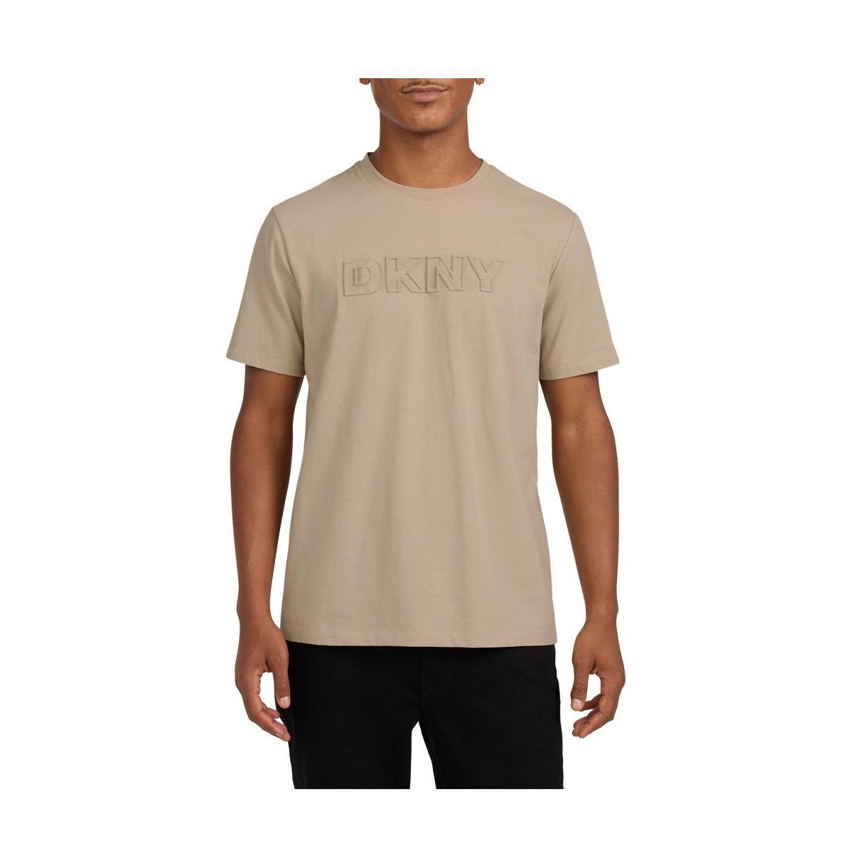 T-shirt Homme DKNY Noir, Coton 100%, Col Rond, Manches Courtes, Taille M